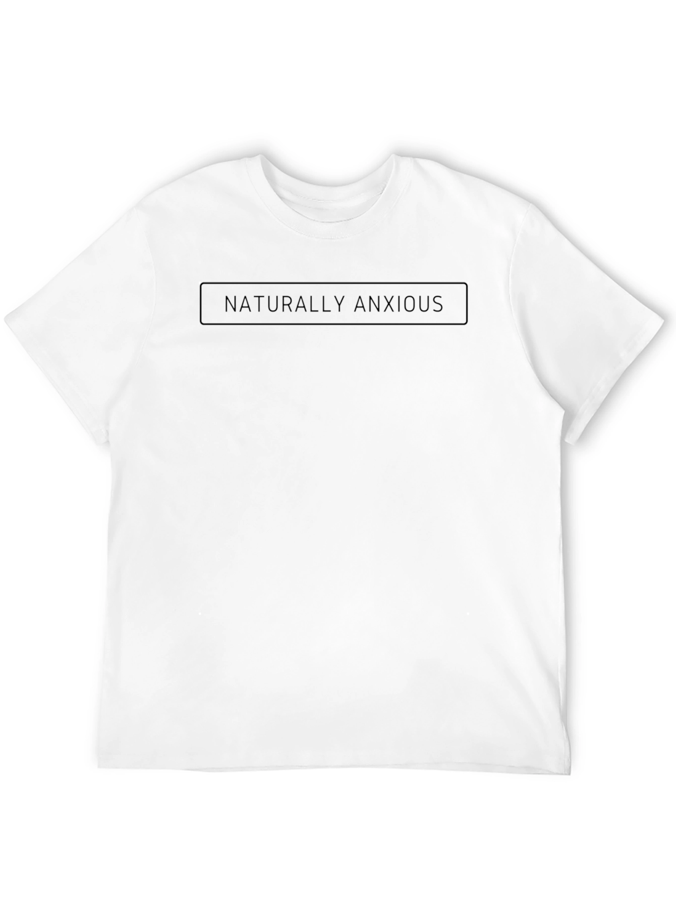 Black Naturally Anxious Graphic T-Shirt view 12
