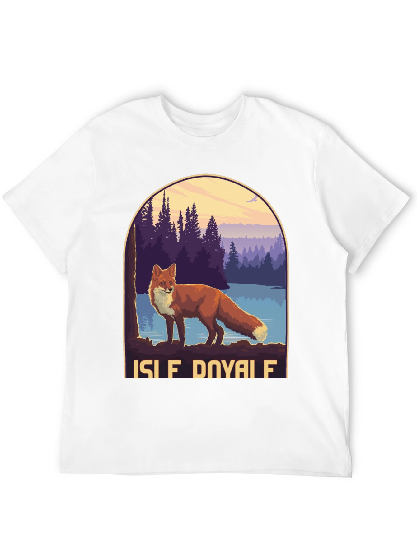 Black Isle Royale Fox Graphic T-Shirt view 12