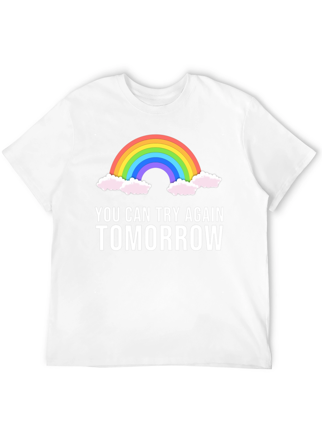 Black Rainbow Tomorrow Graphic Tee - Motivational T-Shirt view 12