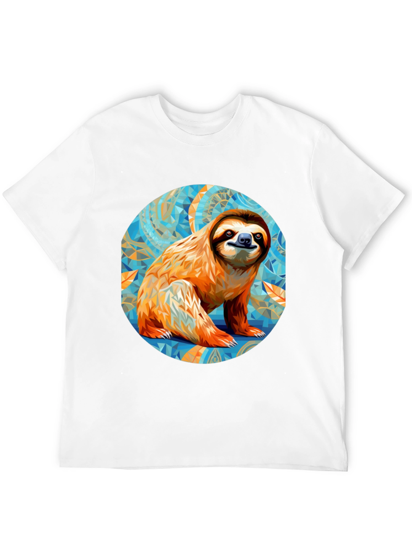 Black Sloth Graphic Tee - Men's Black T-Shirt view 12