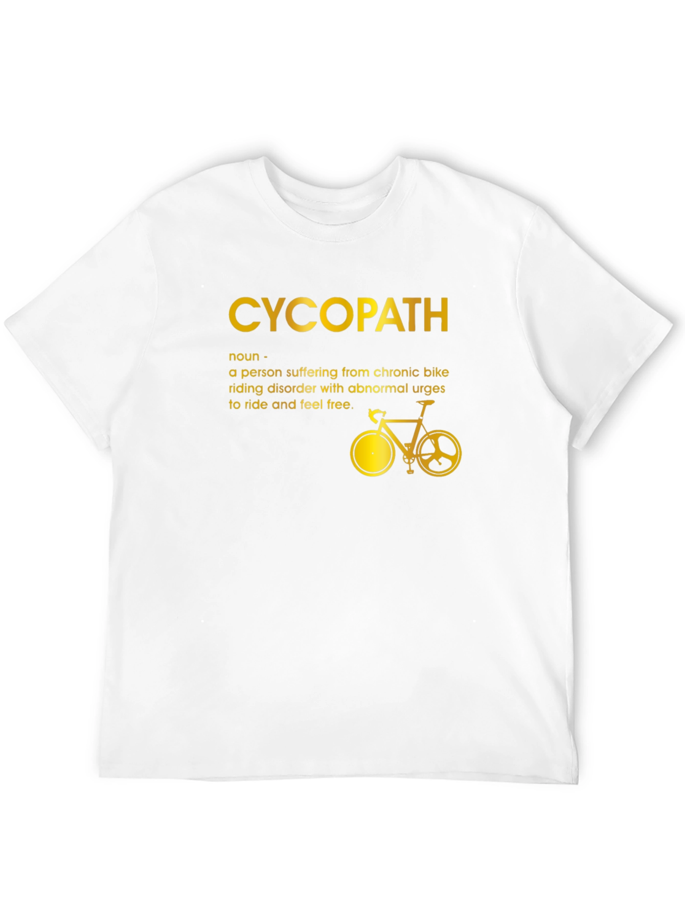 Black CycoPath Cycling T-Shirt - Bike Rider Novelty Tee view 12