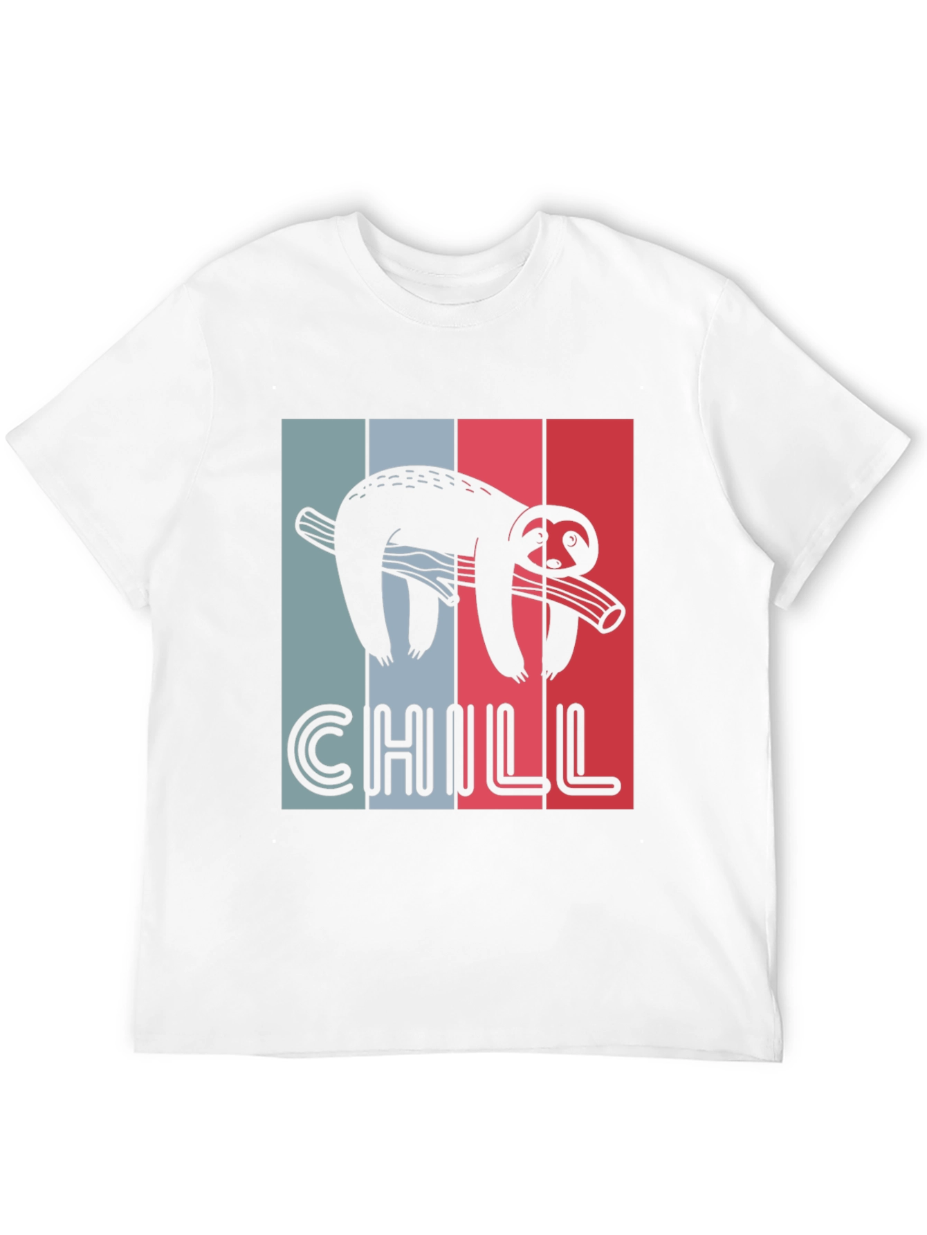 Black Chill Sloth Graphic Tee view 12