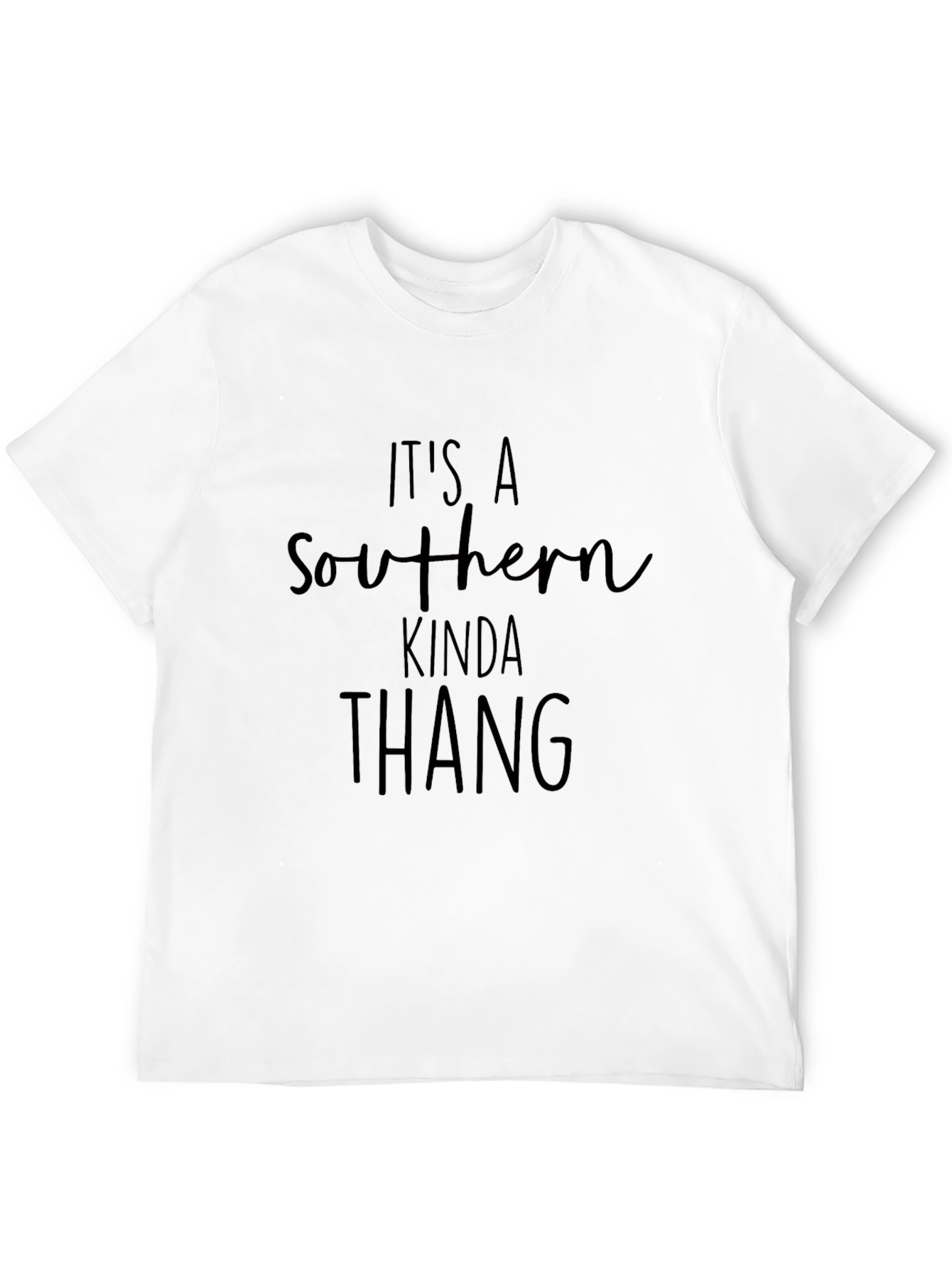 Black Southern Kinda Thang Graphic Tee - Black view 12