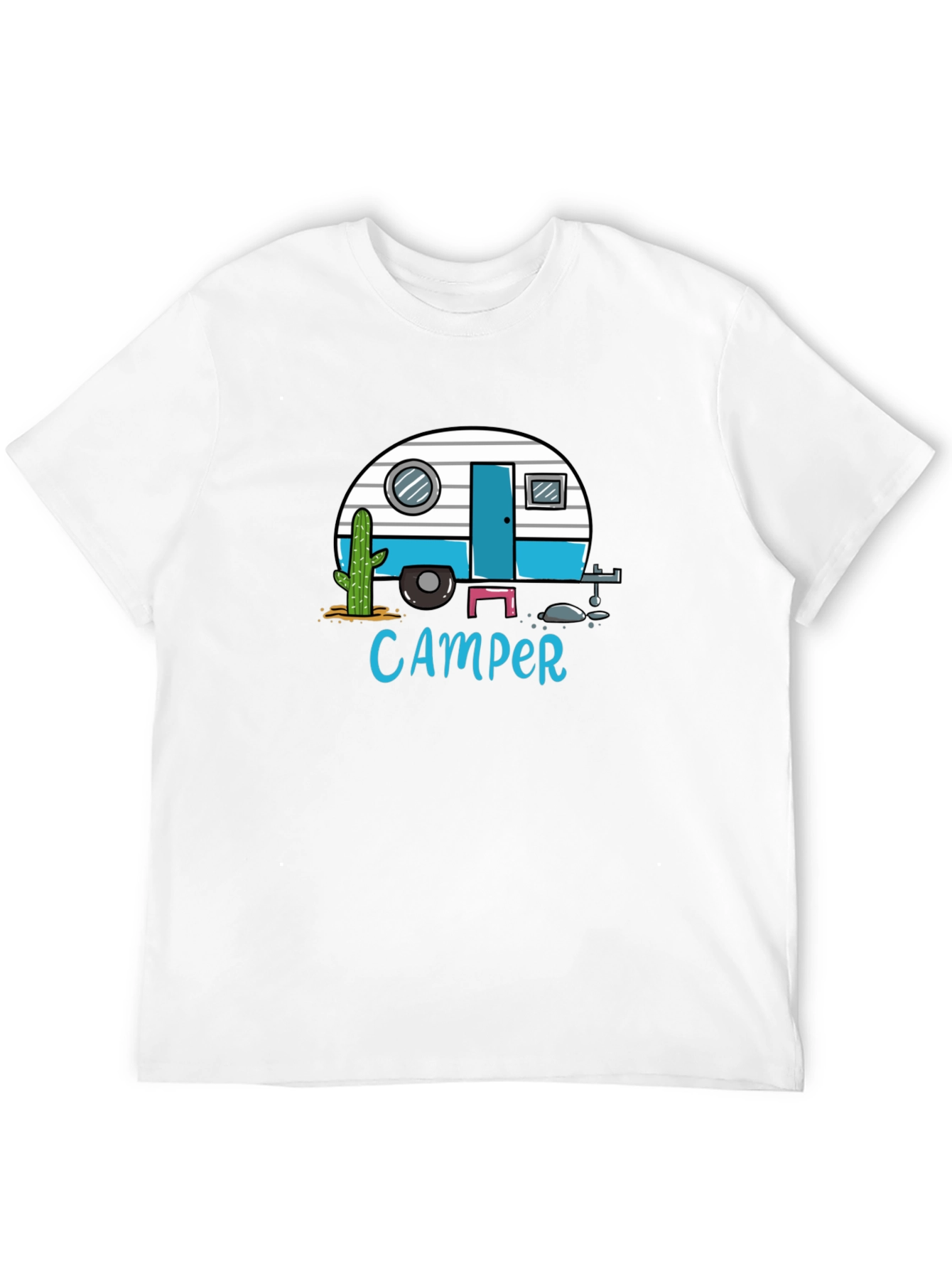 Black Camper Graphic T-Shirt - Black Tee view 12