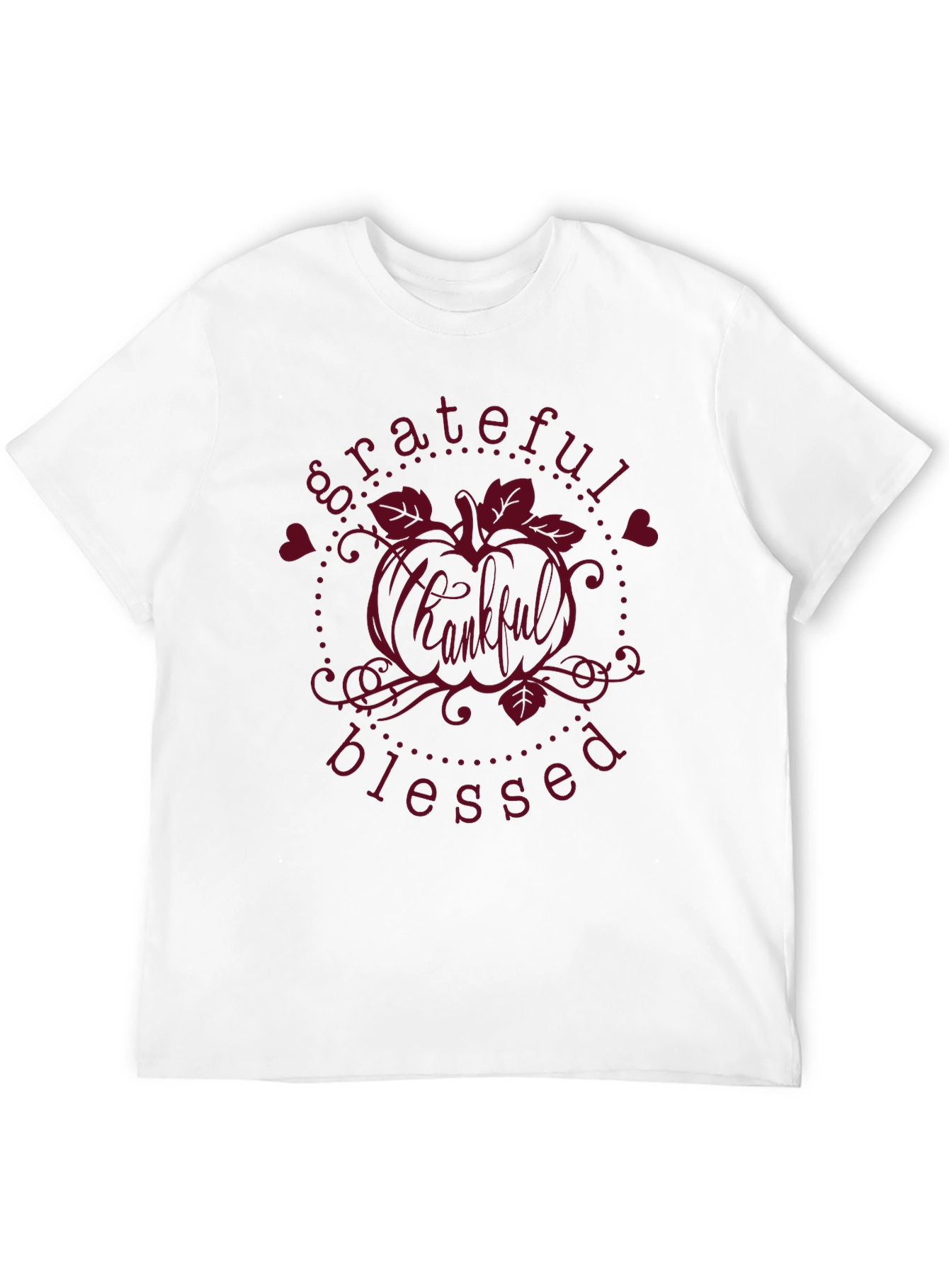 Grateful Thankful Blessed Graphic Tee - 12