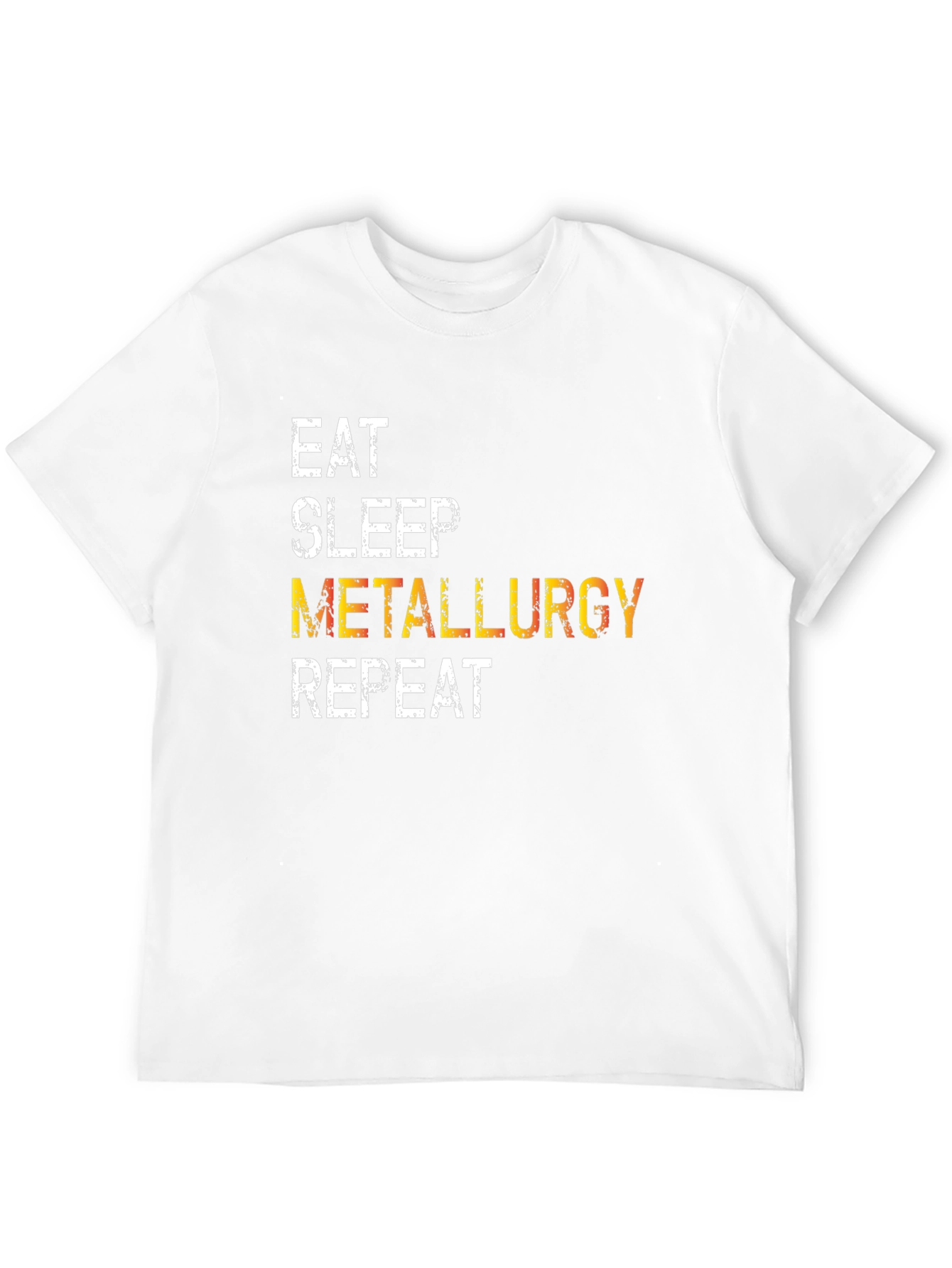 Black Eat Sleep Metallurgy Repeat T-Shirt view 12