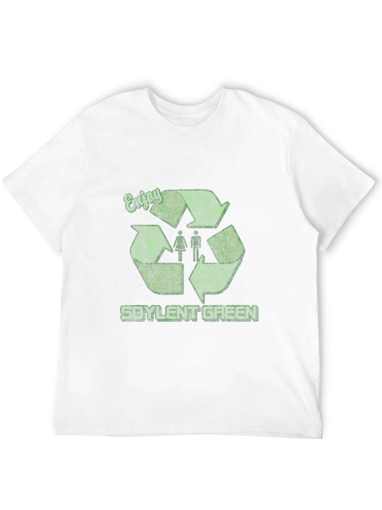 Black Soylent Green Recycle T-Shirt view 12
