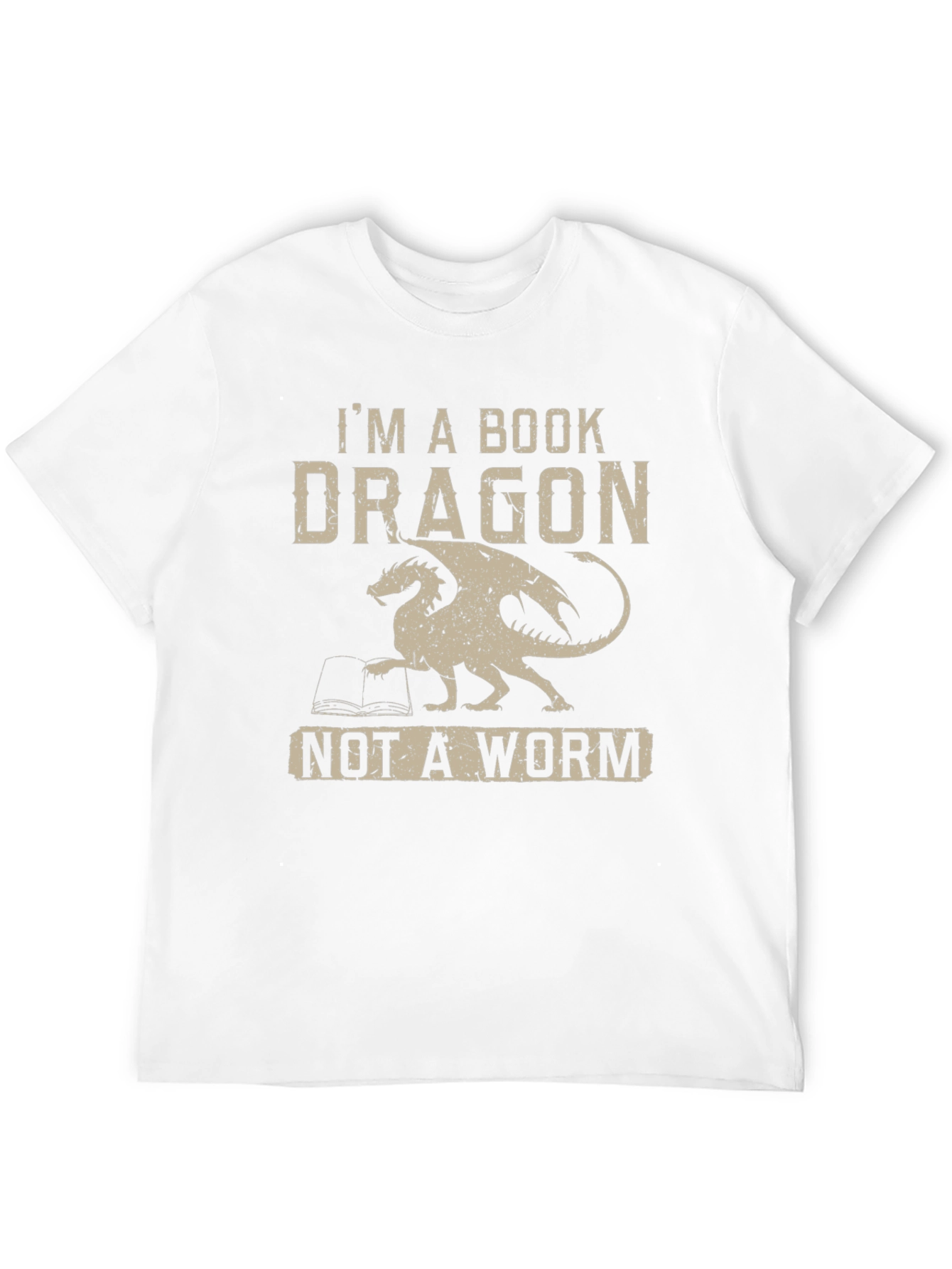 Black Book Dragon T-Shirt -  I'm A Book Dragon Tee view 12