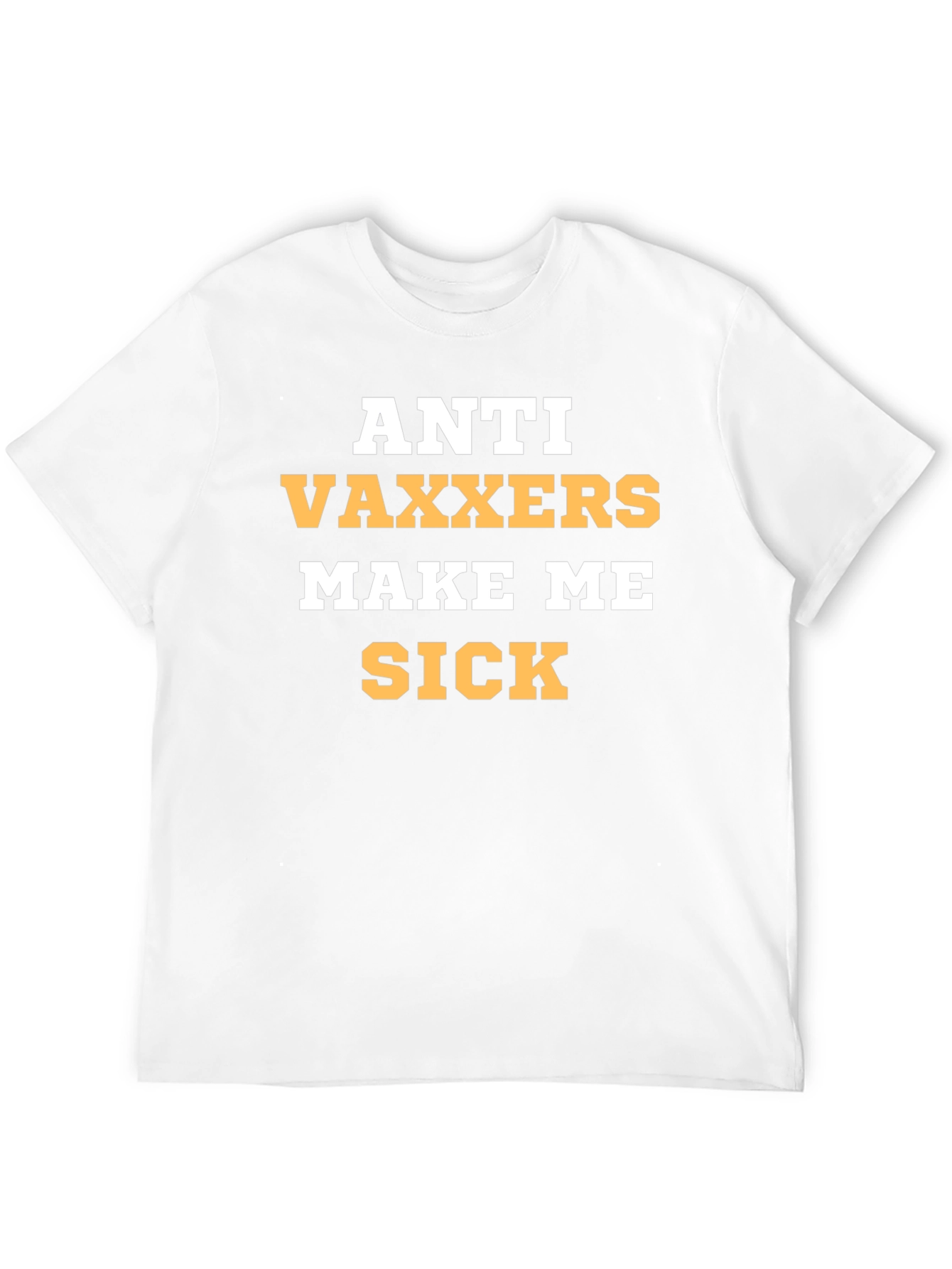 Black Anti Vaxxers Make Me Sick Graphic Tee view 12