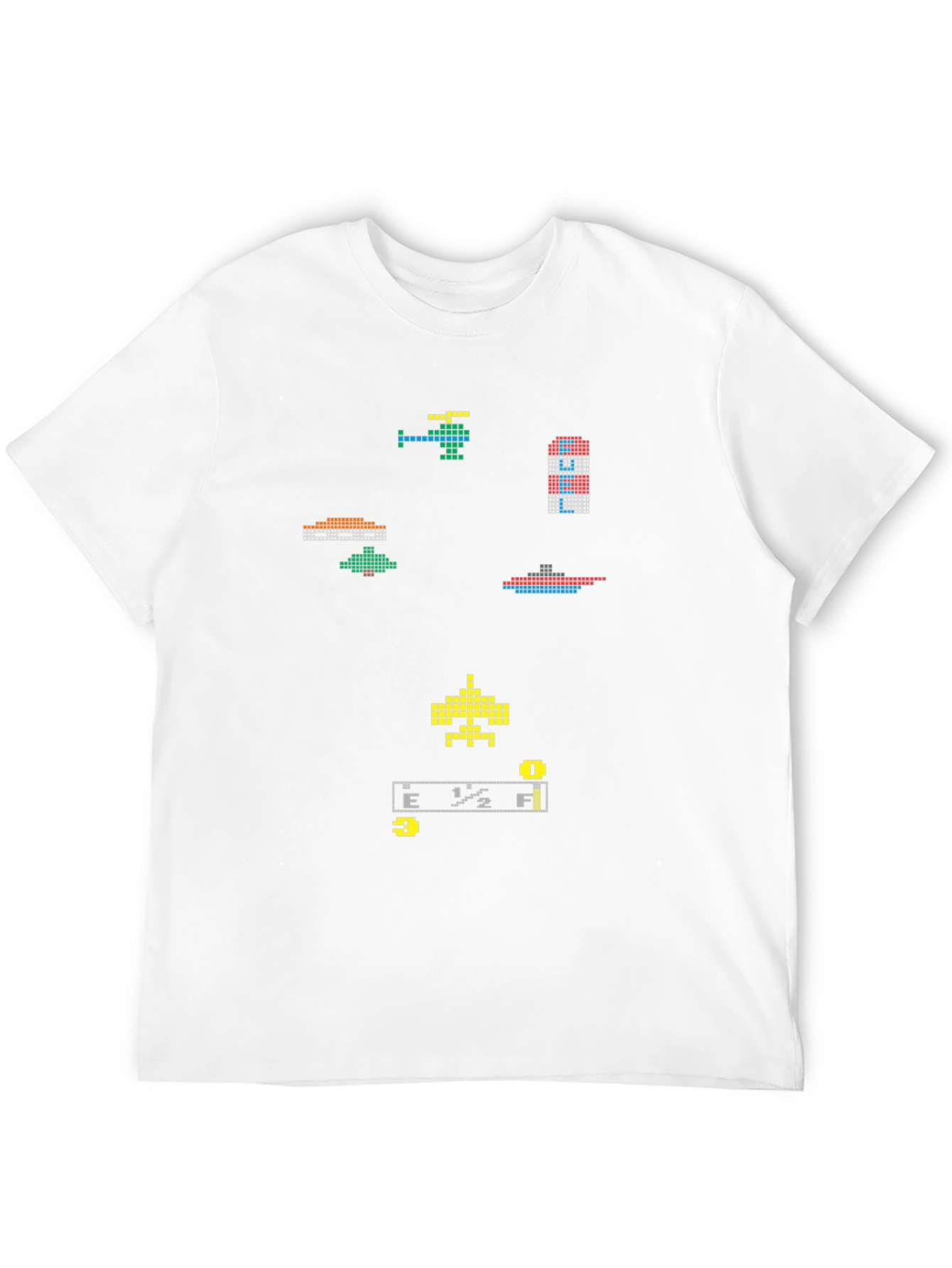 Black Retro Arcade T-Shirt - Pixelated 80s Gaming Tee view 12