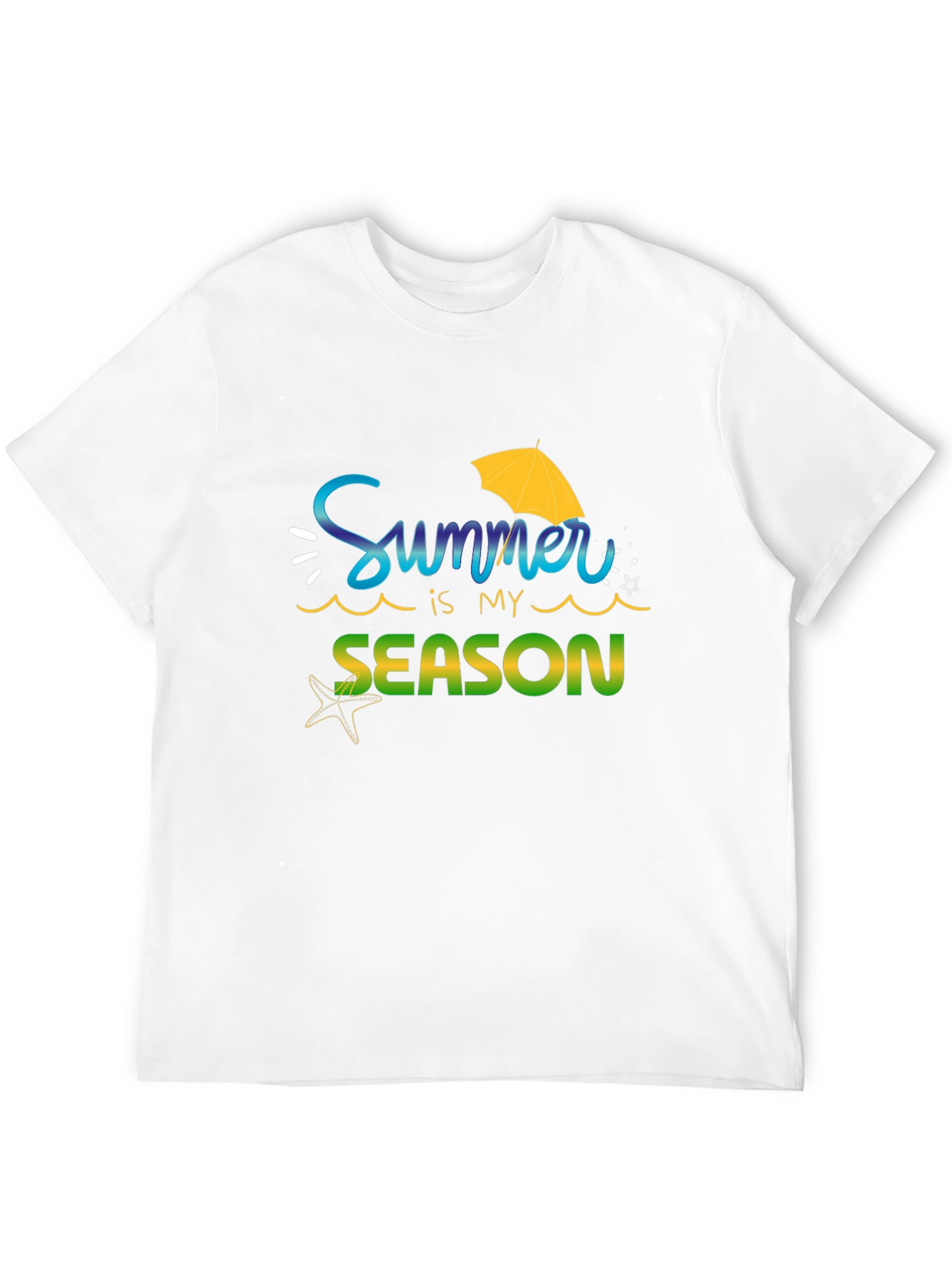 Black Summer is My Season Black T-Shirt view 12