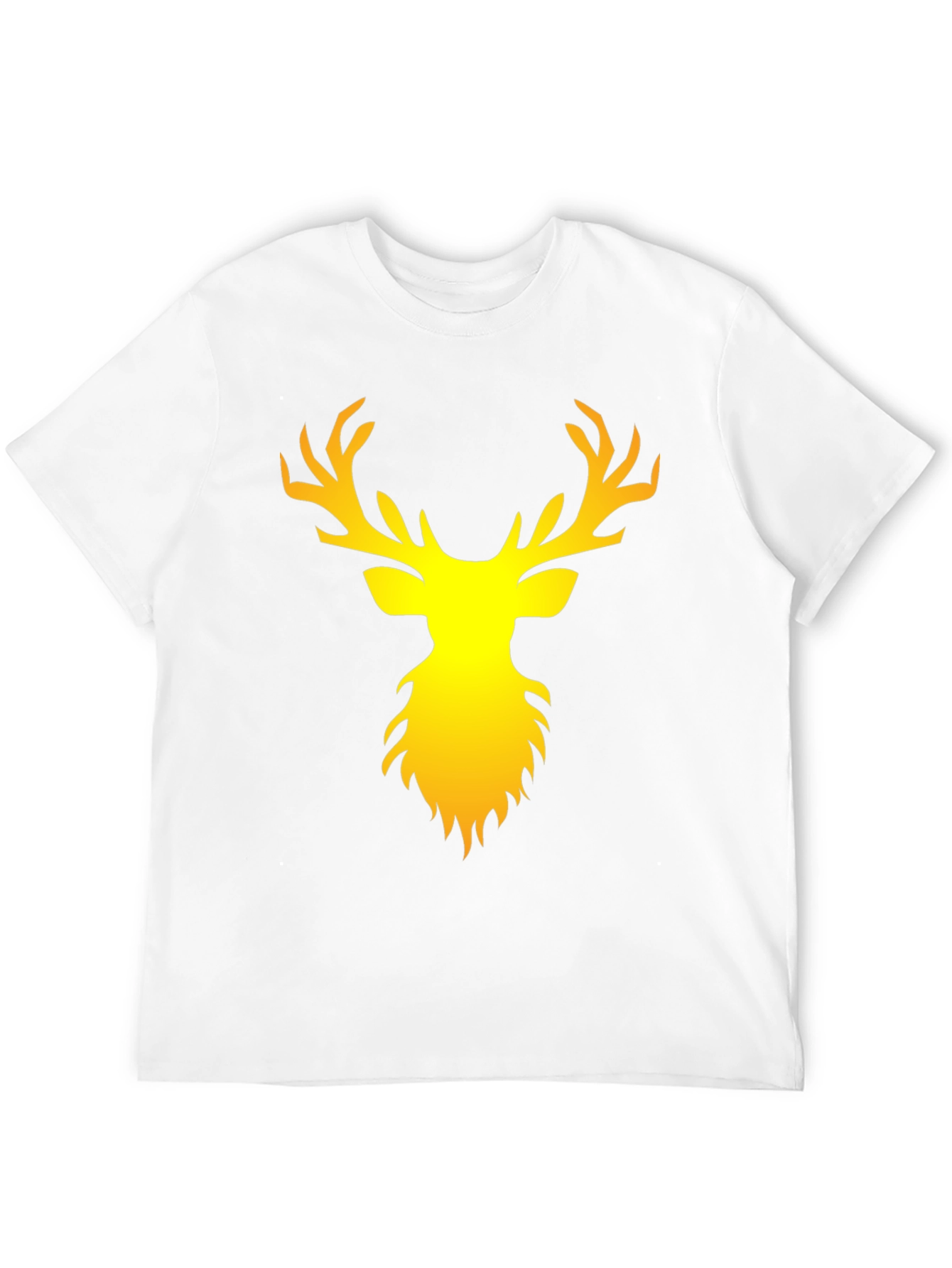 Black Stag Graphic Print Black T-Shirt view 12