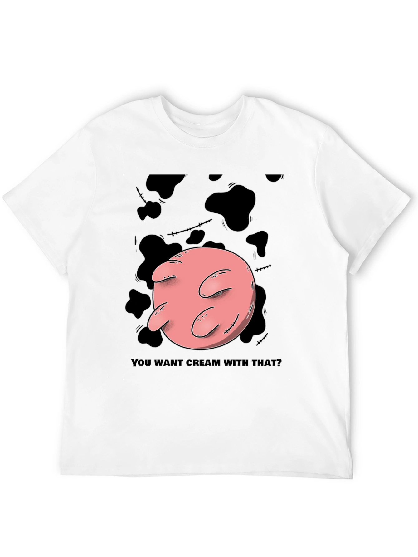 Black Cream With That? Novelty T-Shirt view 12