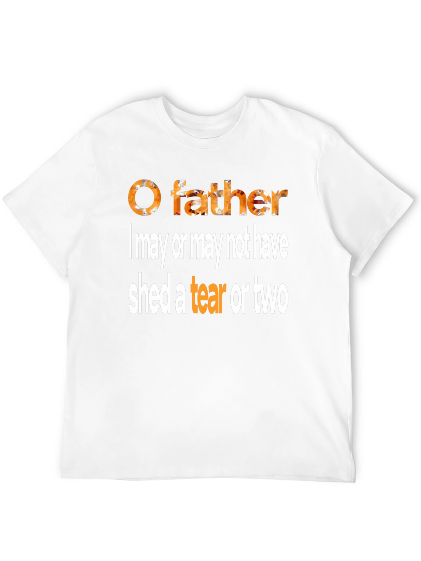 Black O Father Funny Graphic T-Shirt view 12
