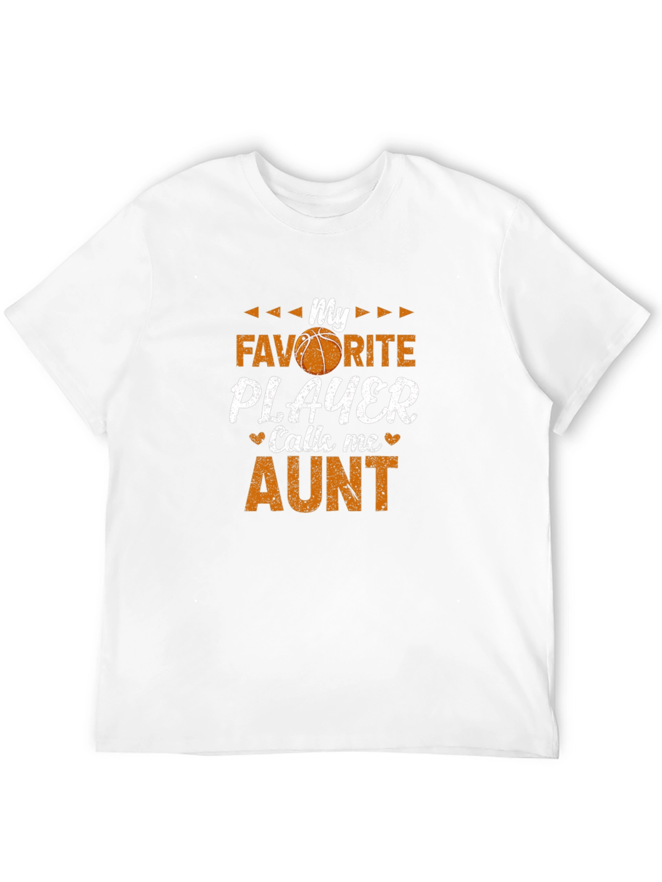 Black My Favorite Player Calls Me Aunt Basketball T-Shirt view 12