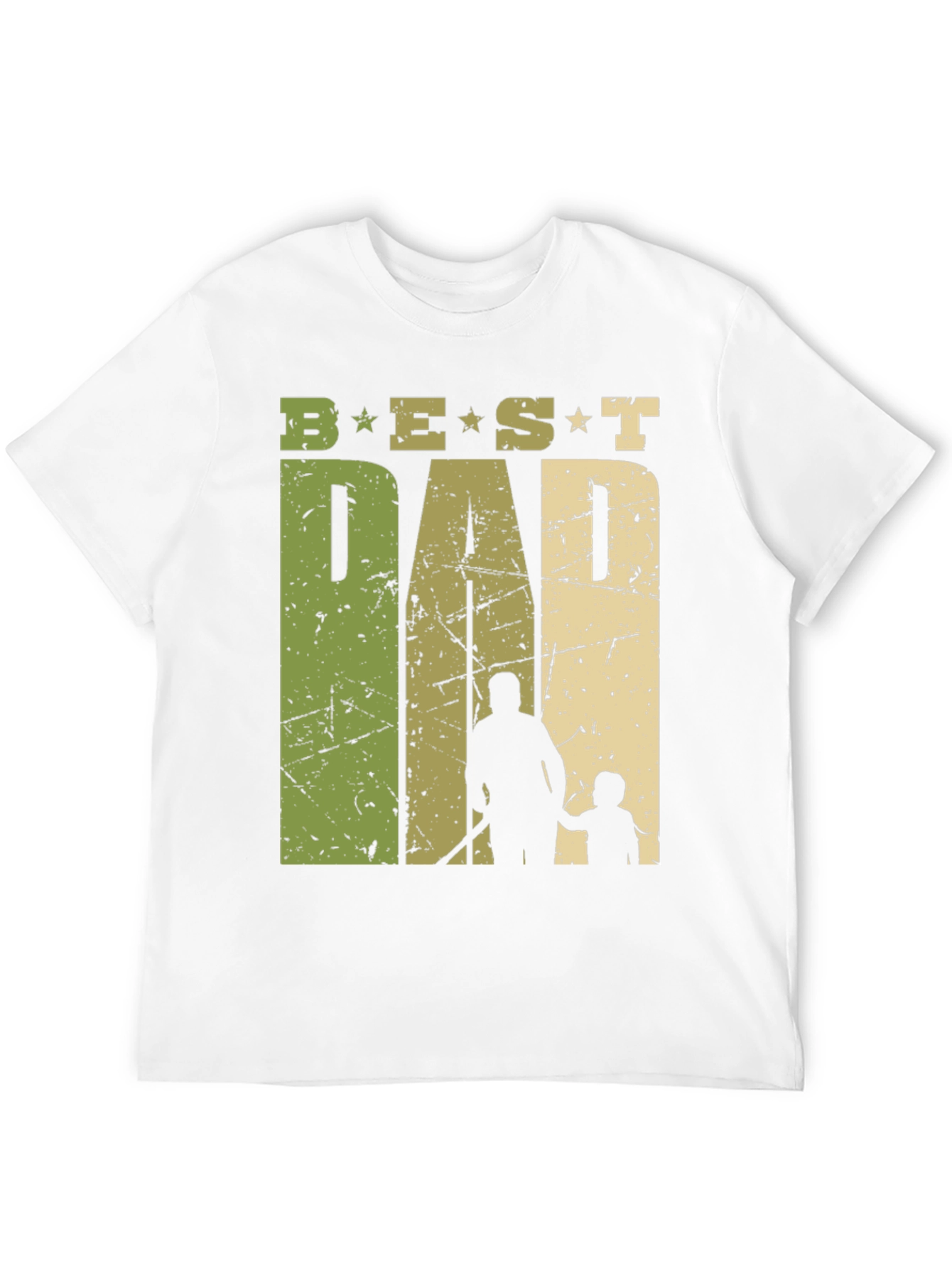 Black Best Dad Ever Graphic T-Shirt - Father's Day Gift view 12