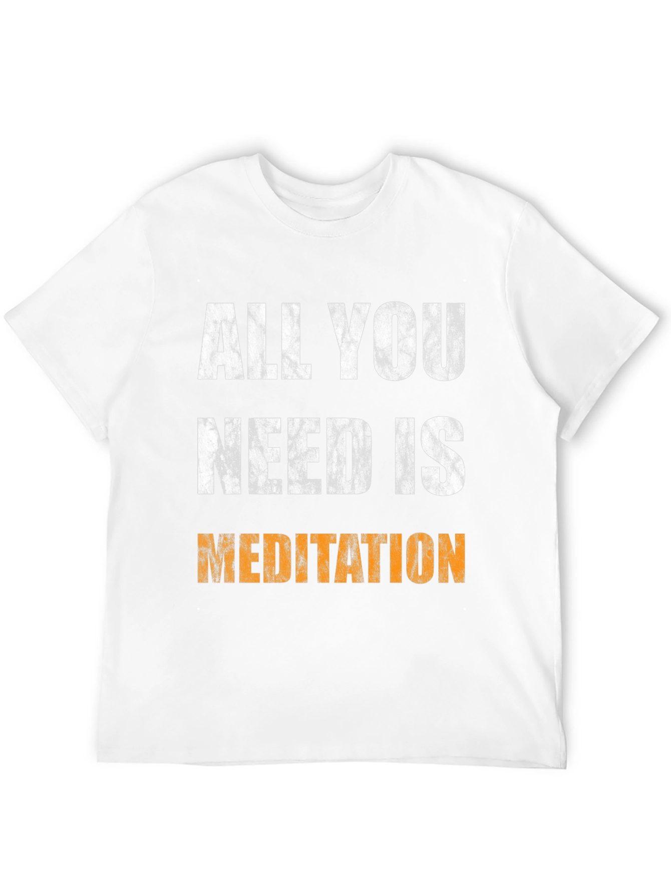 Black All You Need Is Meditation Graphic Tee view 12