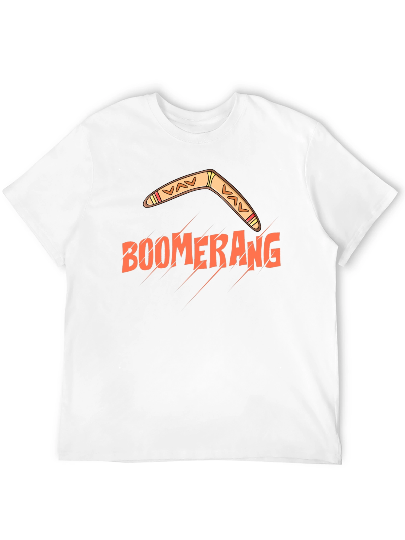 Black Boomerang Graphic T-Shirt - Black Cotton Tee view 12