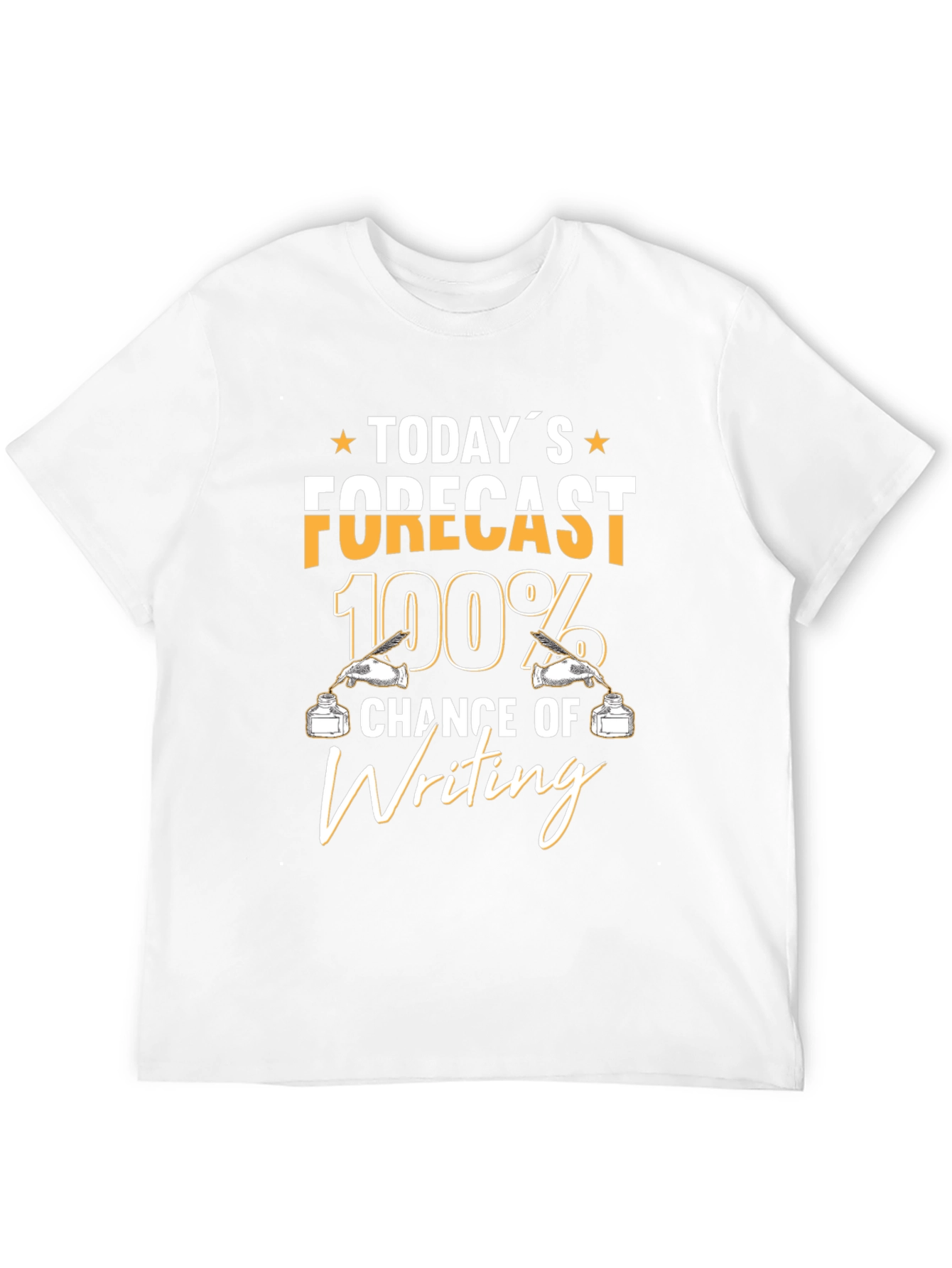 Black Today's Forecast Writing T-Shirt view 12