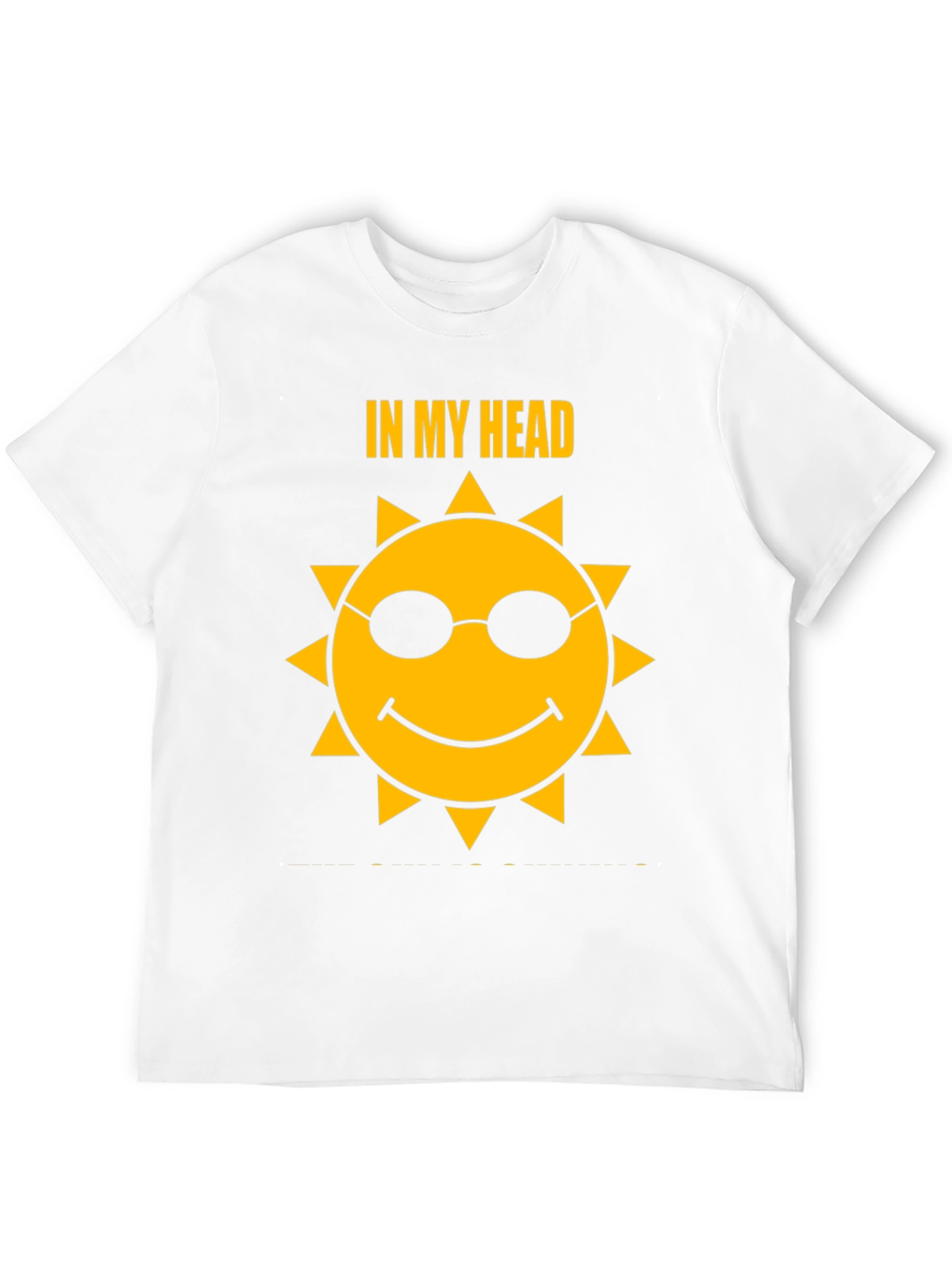 Black Head In The Clouds T-Shirt - Cool Sun Design view 12