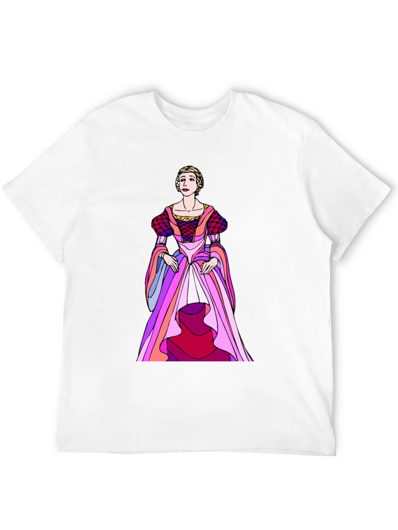 Black Renaissance Dress Graphic Tee view 12