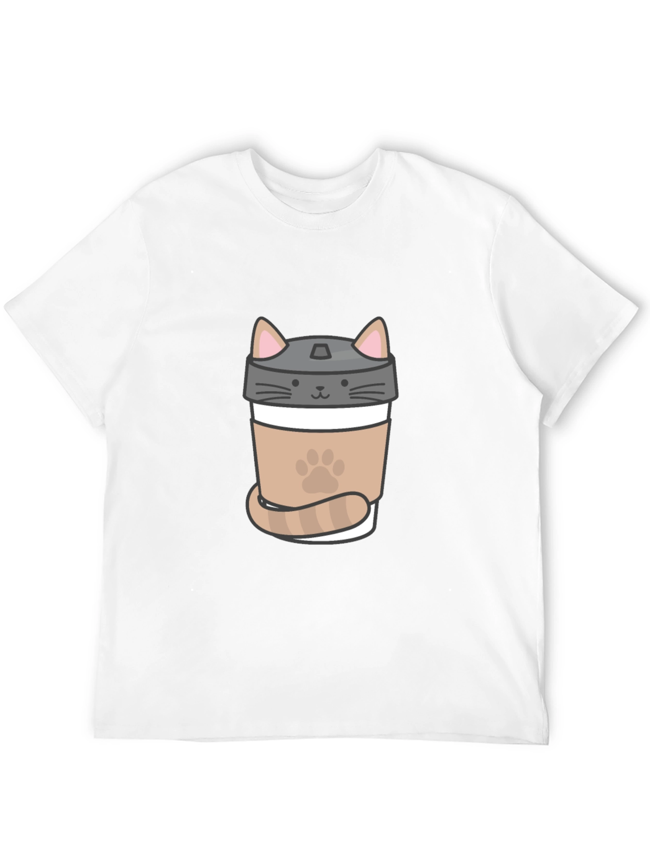 Black Cat Coffee T-Shirt - Cute Coffee Lover Tee view 12