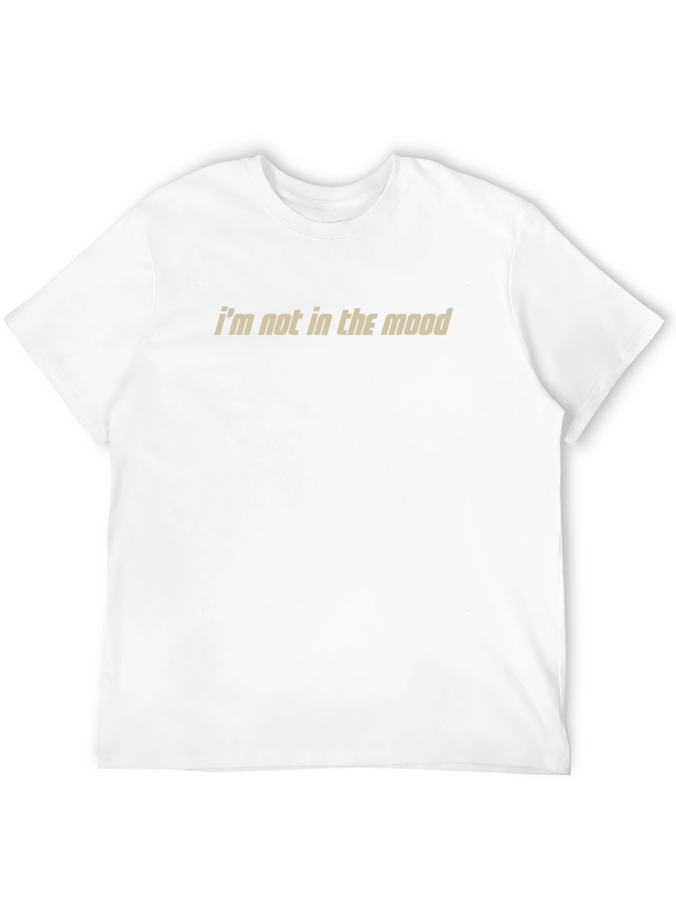 Black I'm Not in the Mood Graphic T-Shirt view 12