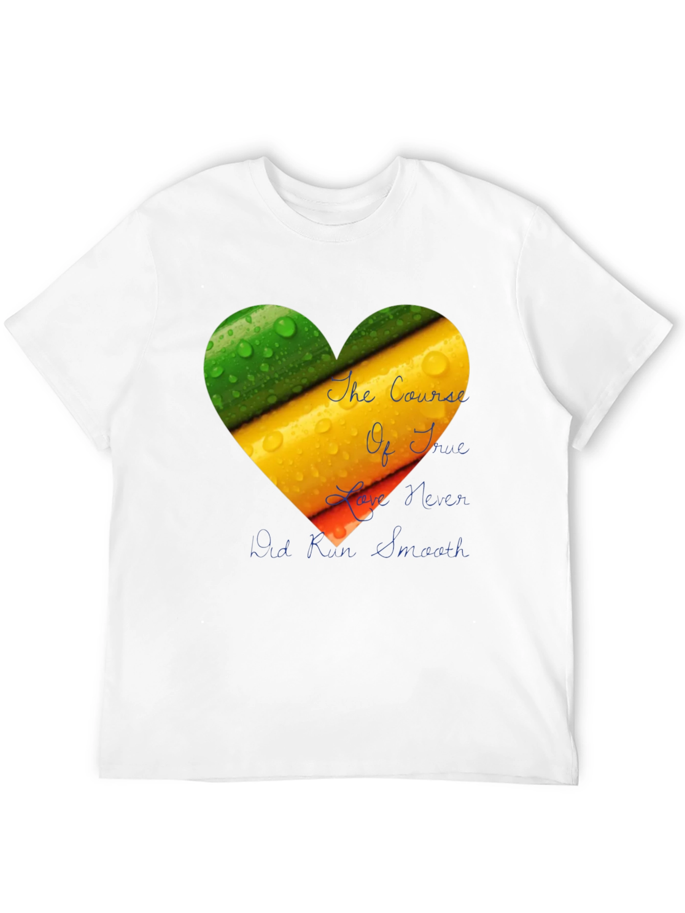 Black Love Never Runs Smooth T-Shirt view 12