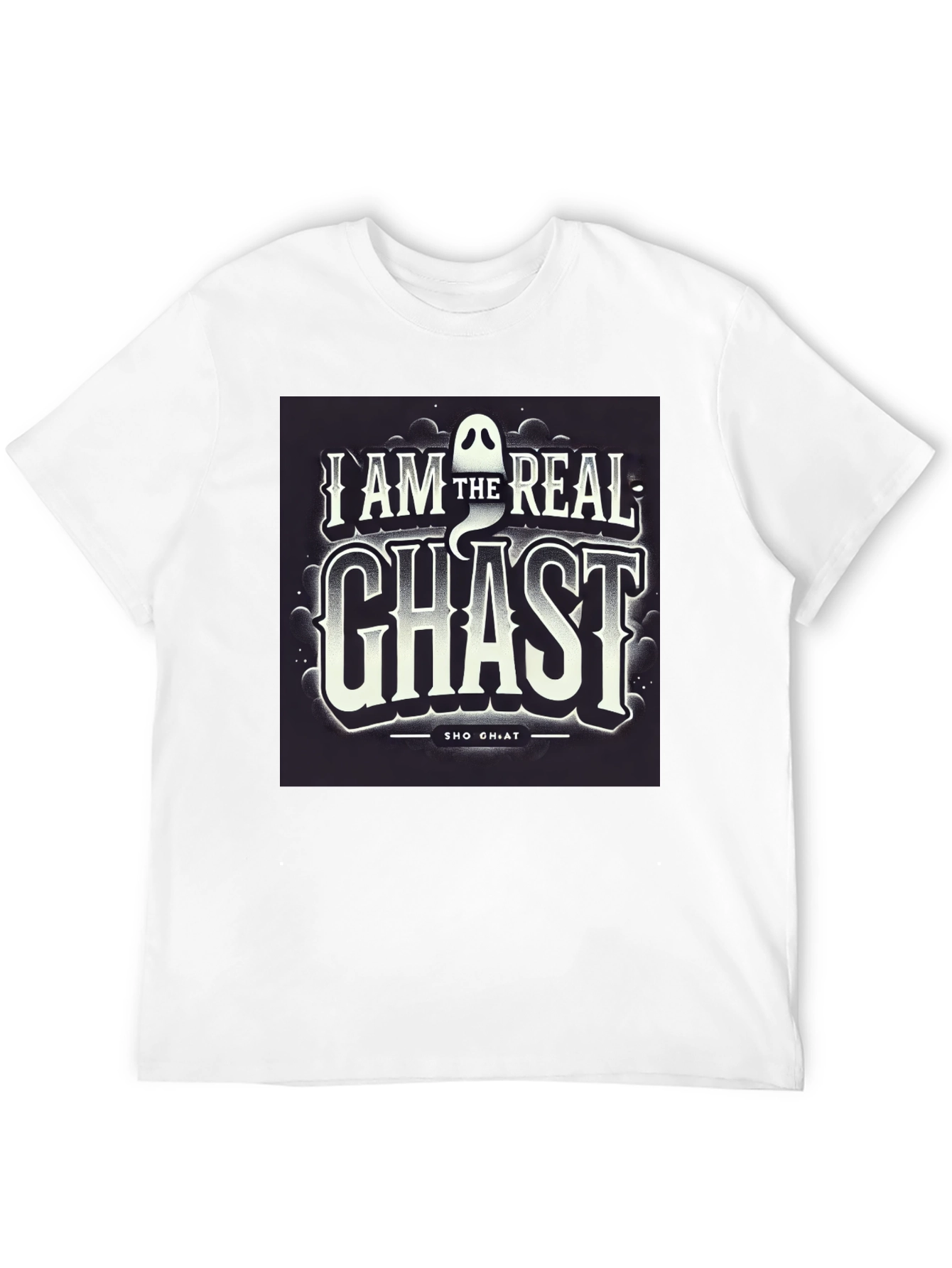 Black I AM The Real Ghast Graphic Tee, Halloween view 12