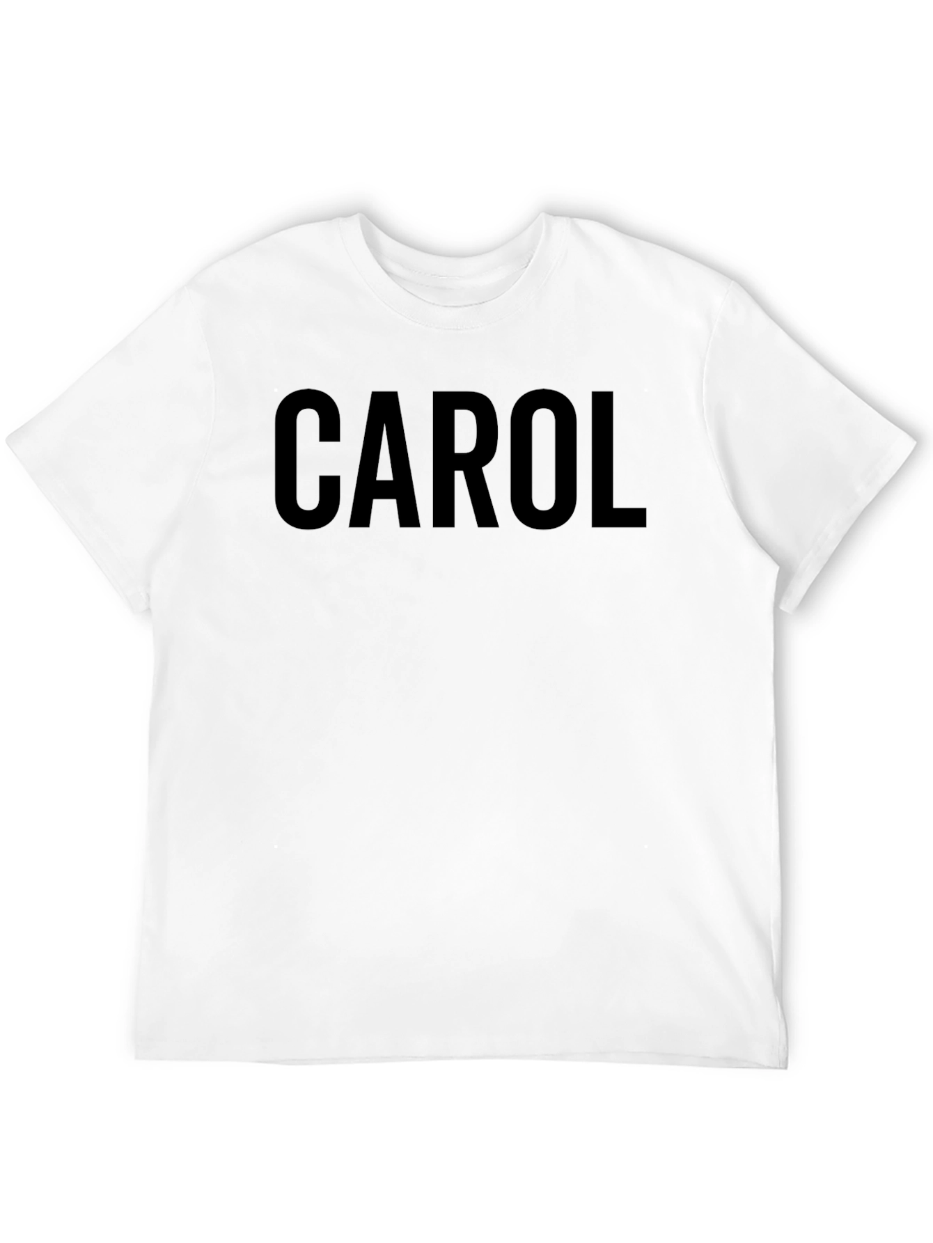 Black CAROL Graphic Tee - Premium Black T-Shirt view 12