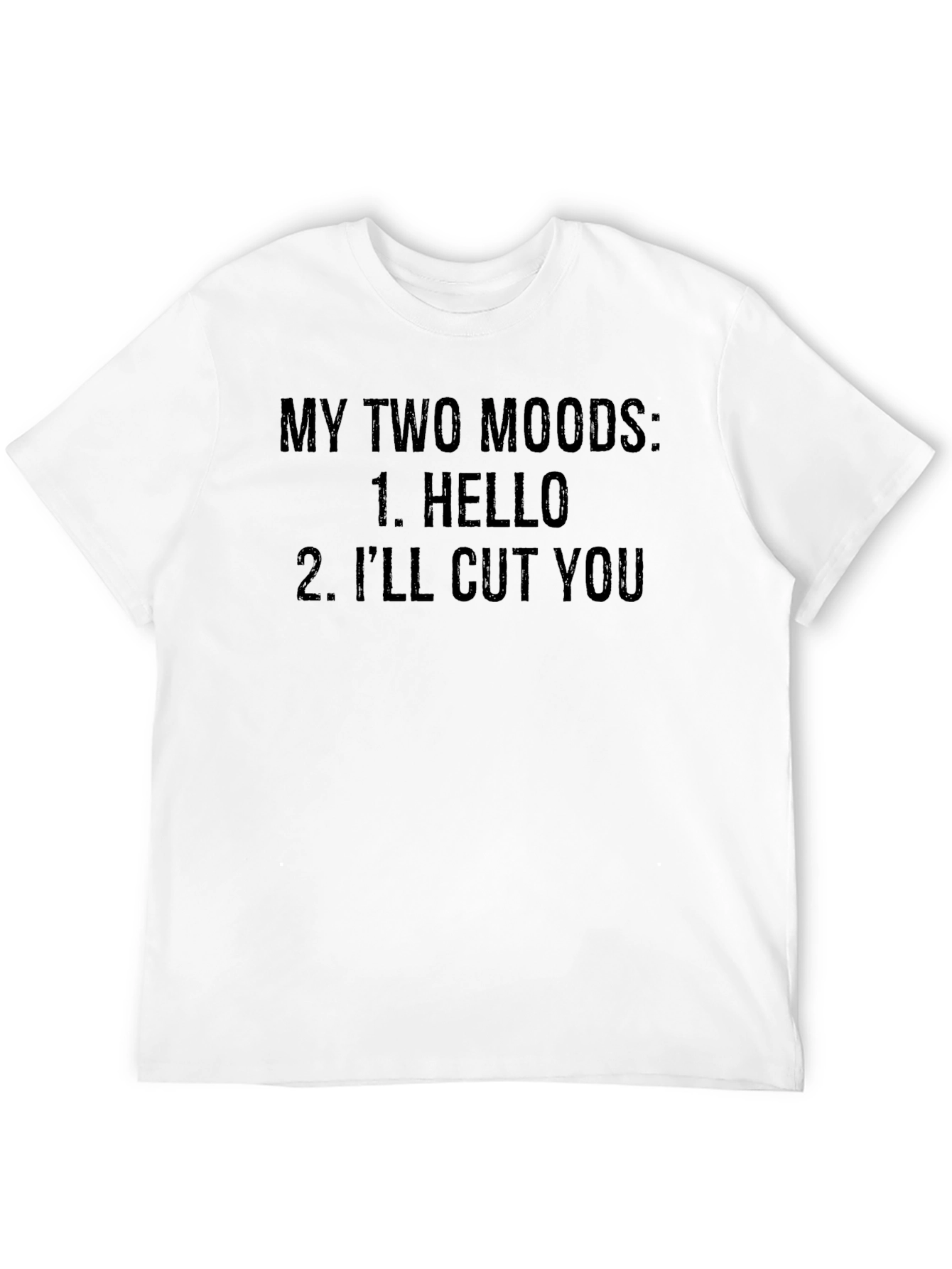 Black My Two Moods Graphic Tee view 12
