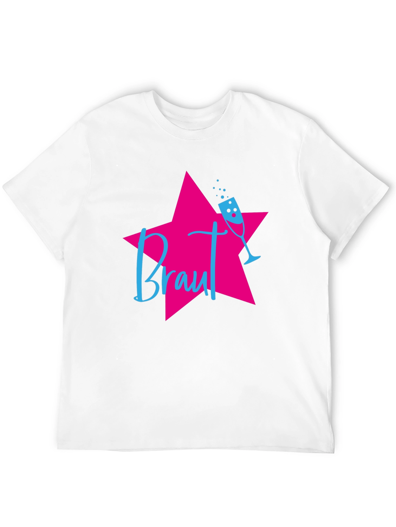 Black Bridesmaid Star T-Shirt - Wedding Party Apparel view 12