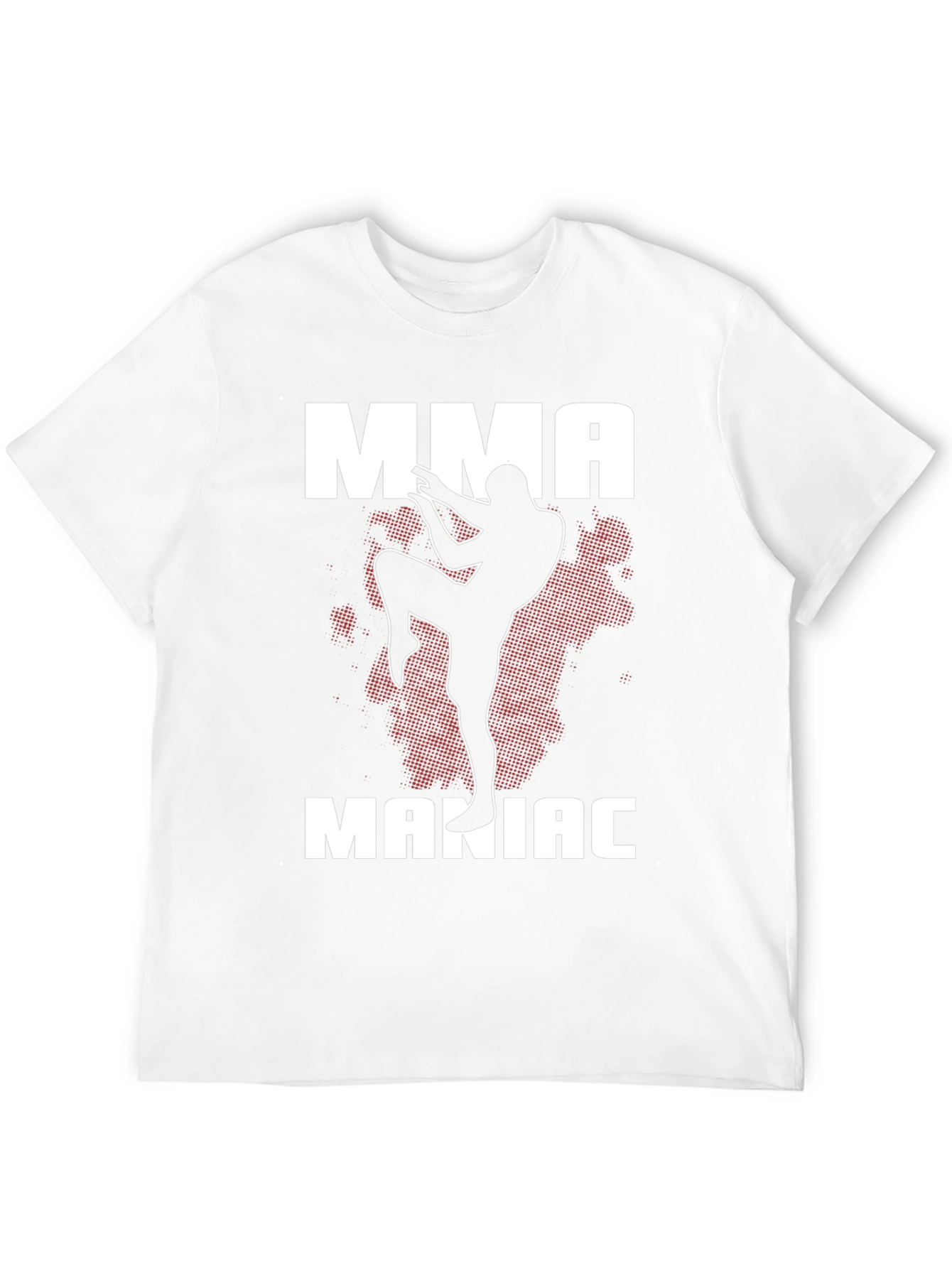 Black MMA Maniac Black T-Shirt Martial Arts Graphic Tee view 12