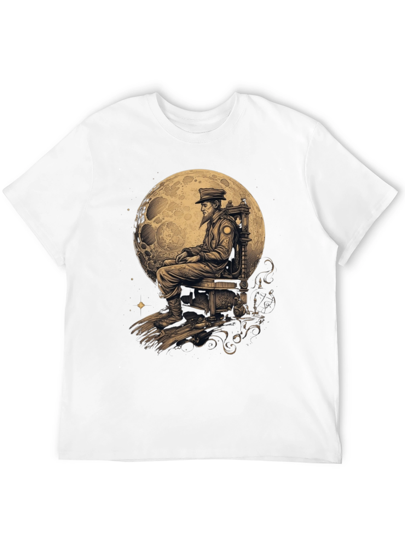Black Moon Captain Graphic T-Shirt view 12
