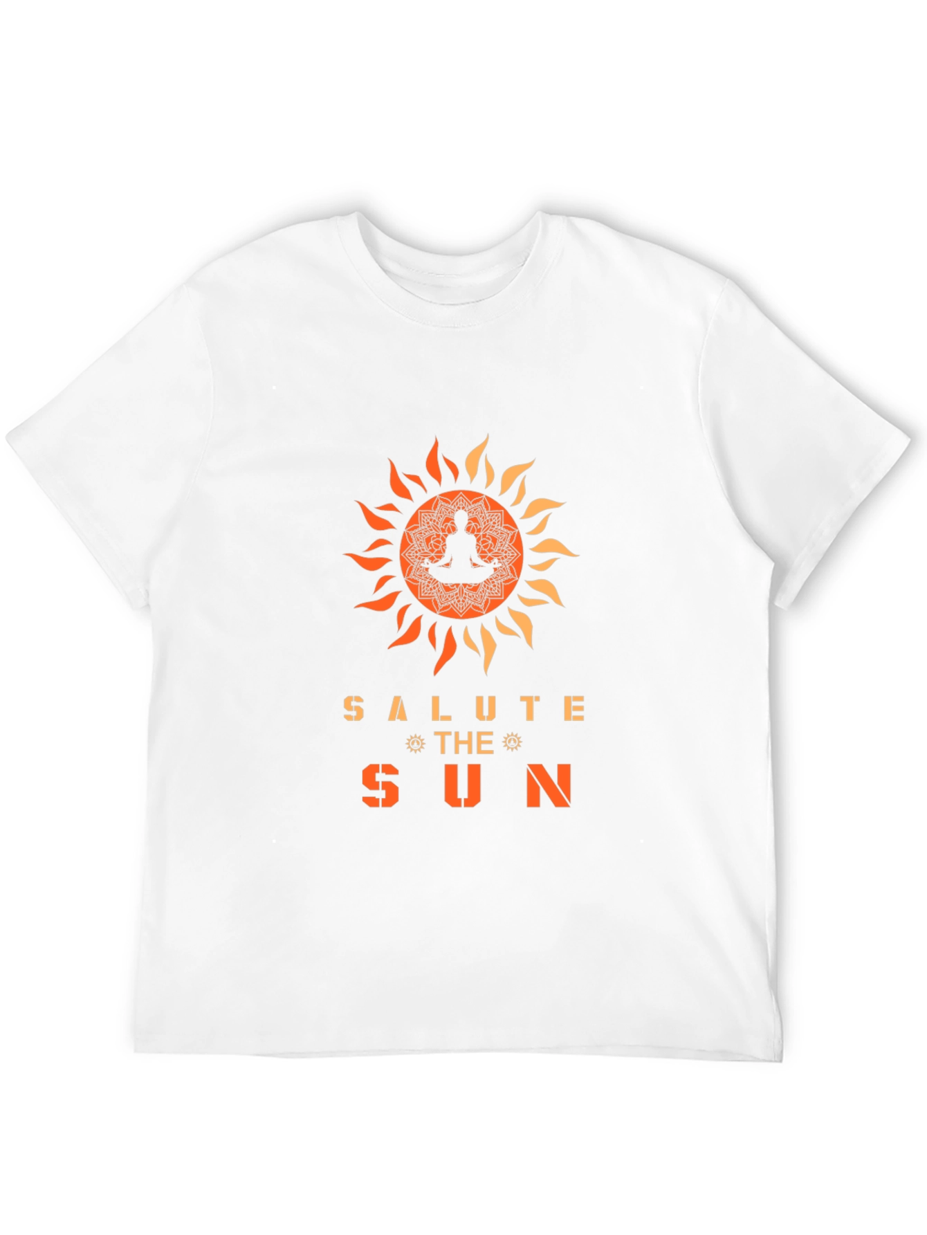 Black Salute the Sun Graphic Tee - Yoga Meditation Shirt view 12
