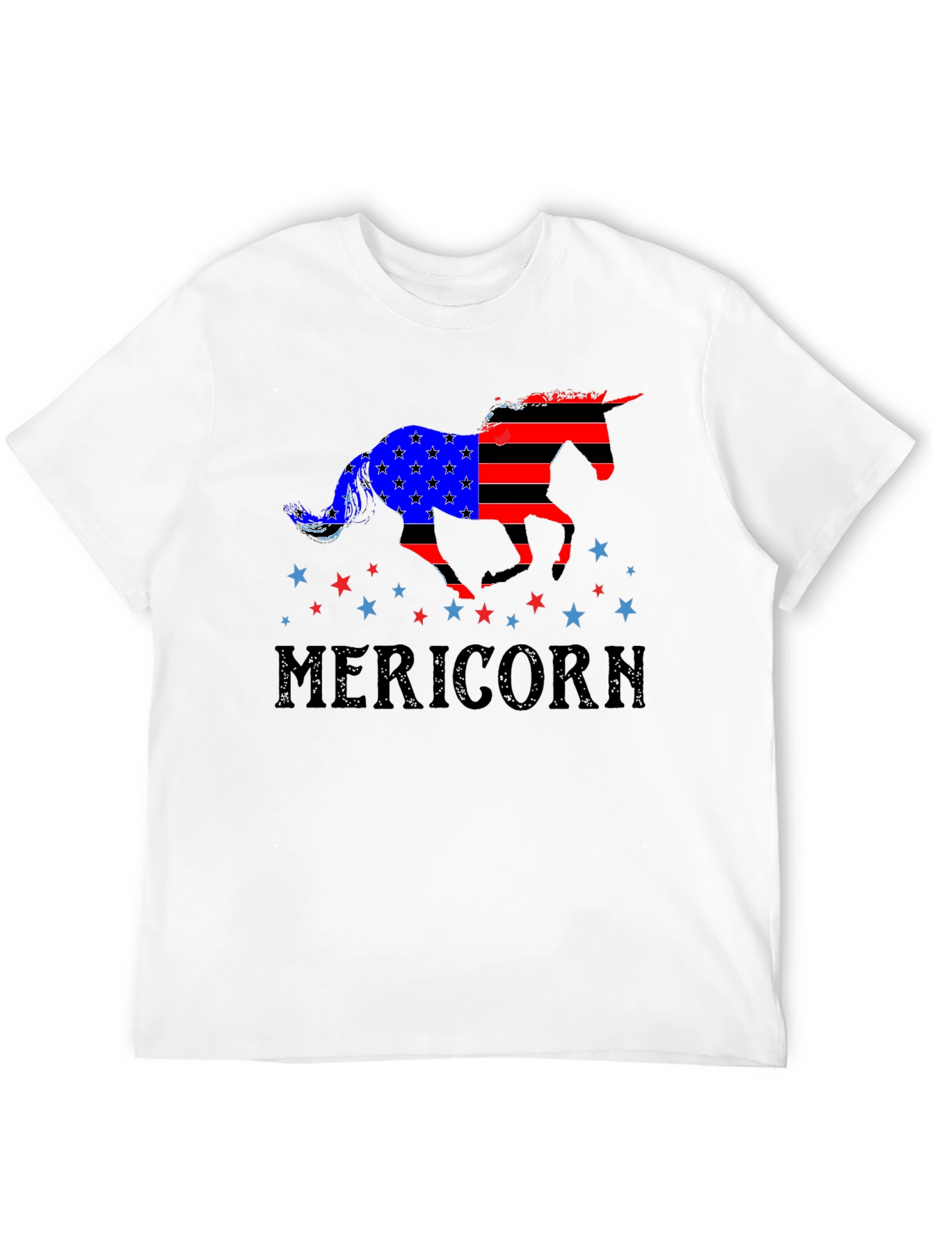 Black Patriotic Mericorn T-Shirt view 12