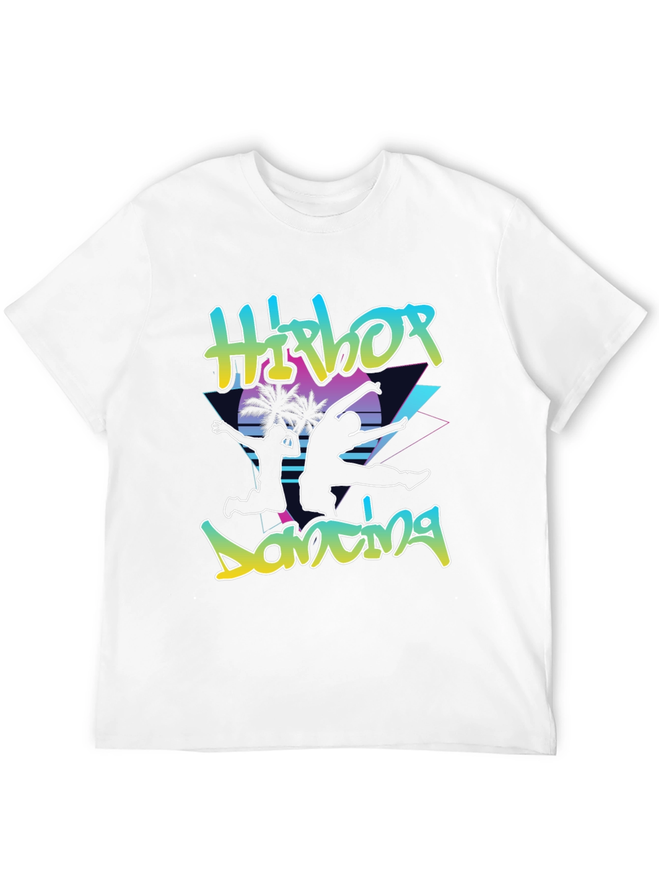 Black Retro Hip Hop Dancing Graphic Tee view 12