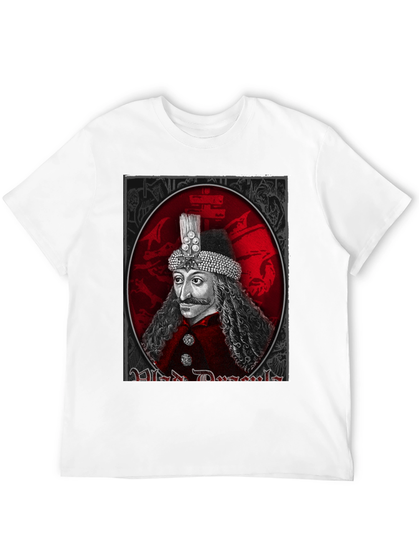 Black Vlad Dracula Graphic Tee - Gothic Style view 12