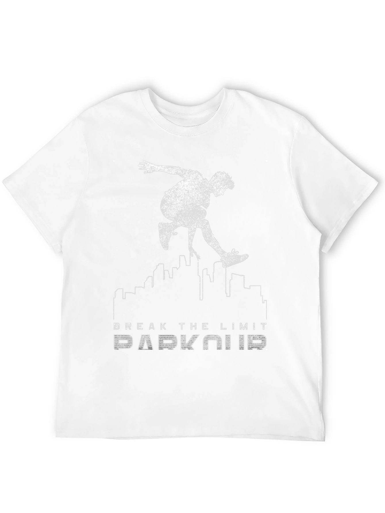 Black Parkour "Break the Limit" Graphic Black Tee view 12