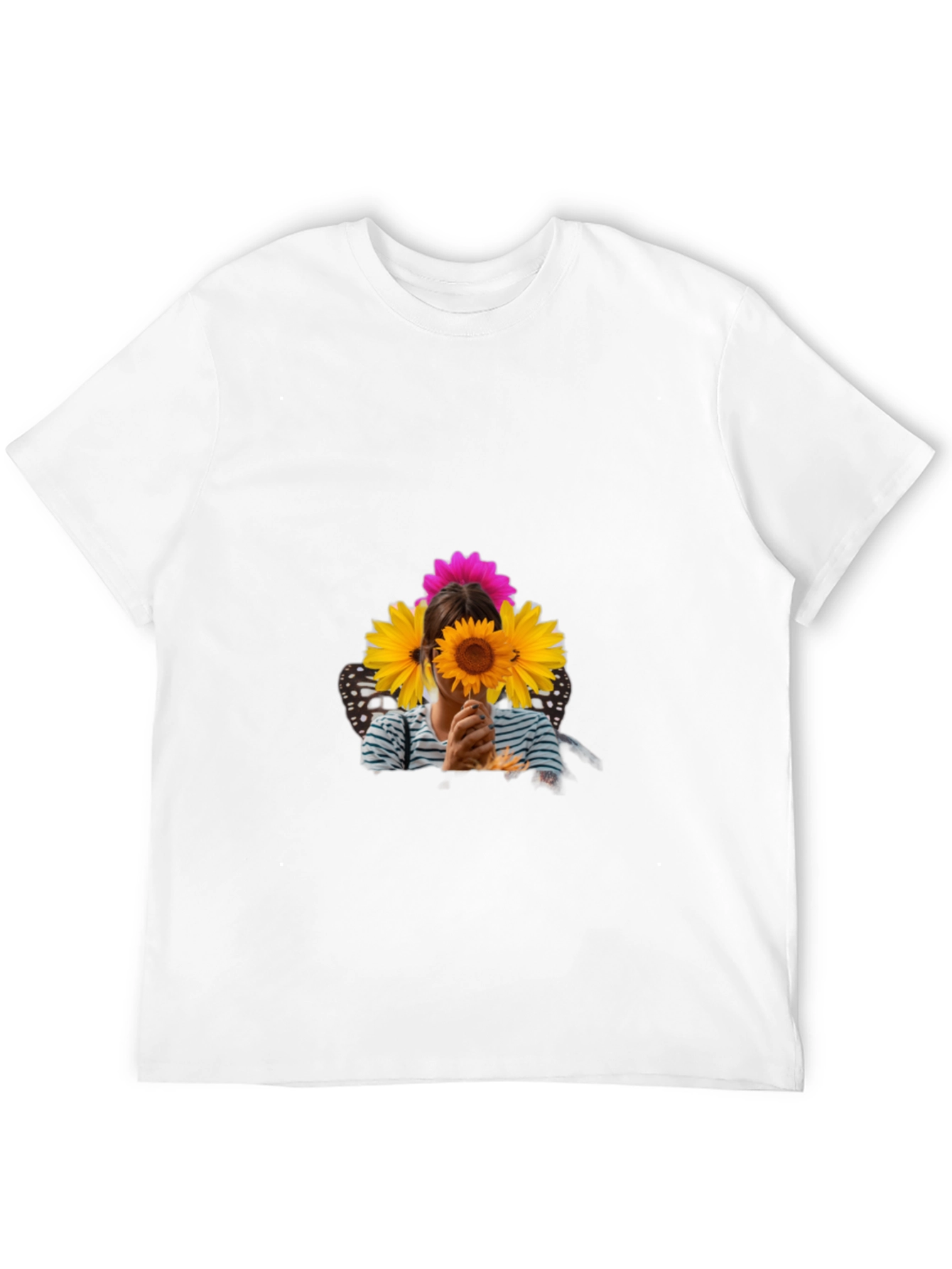 Black Sunflower Graphic Black T-Shirt view 12