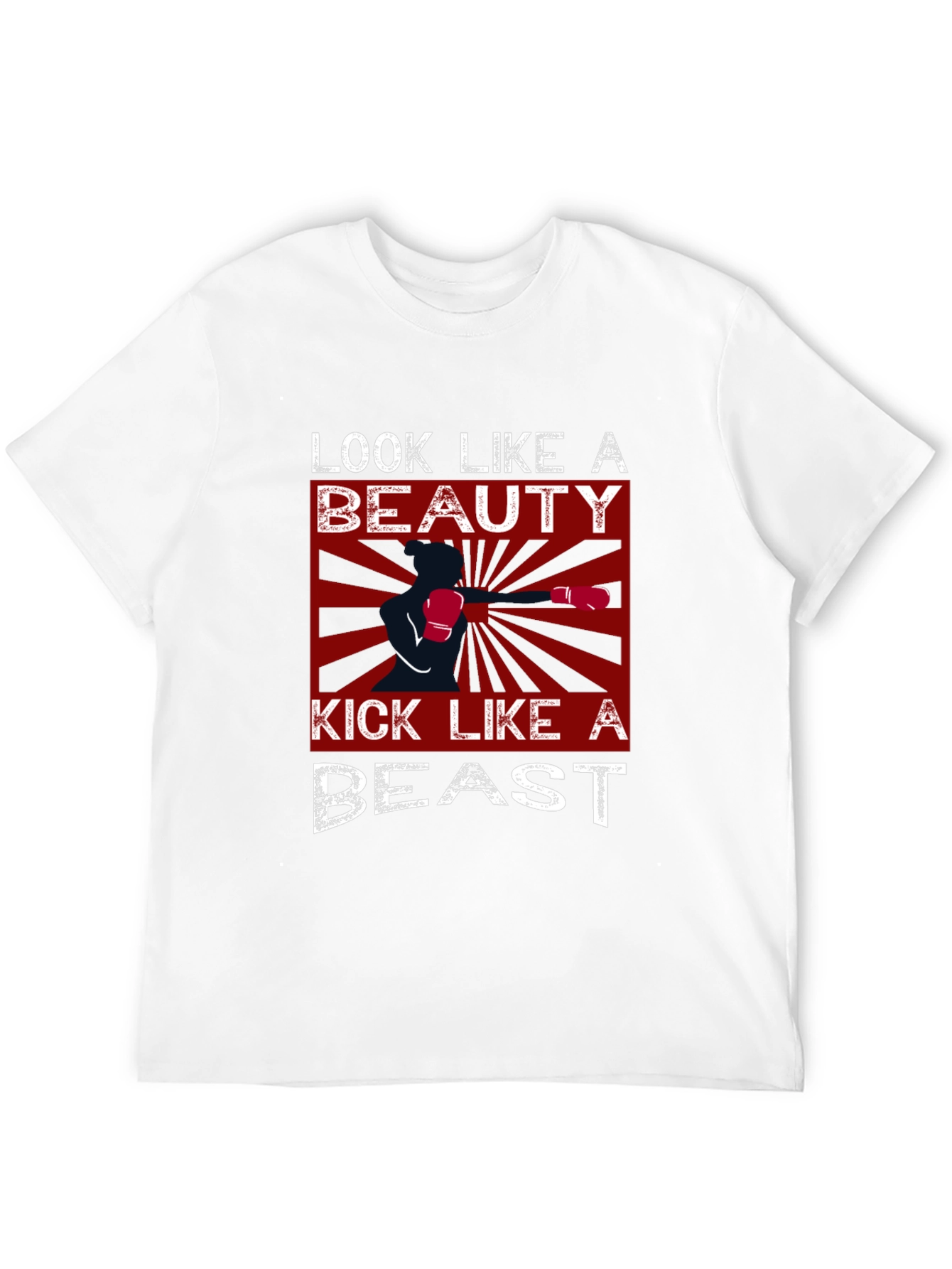 Black Beauty and Beast Graphic T-Shirt view 12