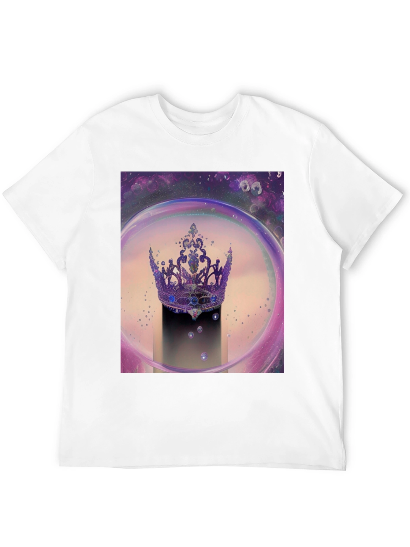 Black Regal Crown Graphic Tee view 12
