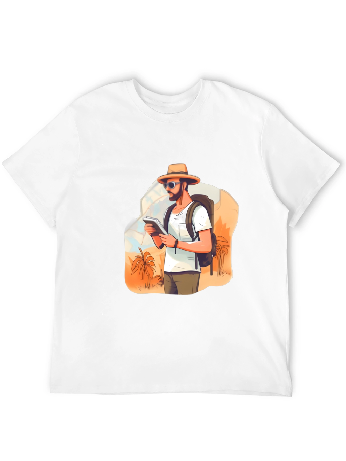 Black Traveler Graphic T-Shirt - Adventure Awaits! view 12