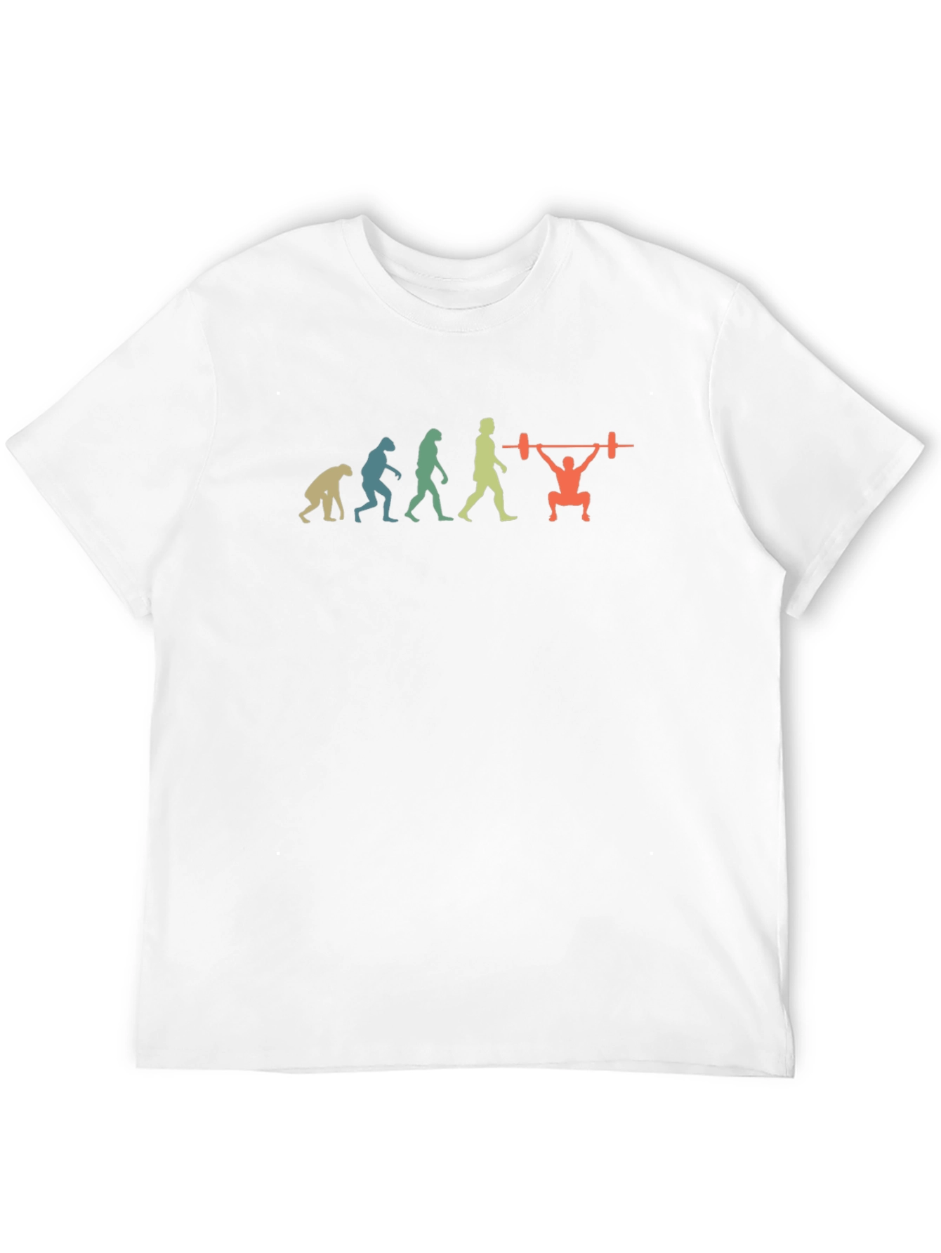 Black Evolution of Weightlifting Black T-Shirt view 12