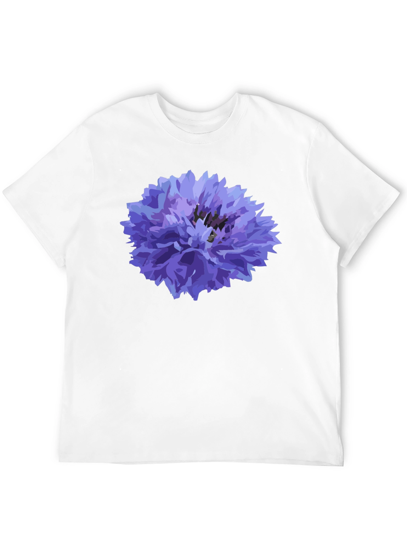 Black Cornflower Black T-Shirt view 12