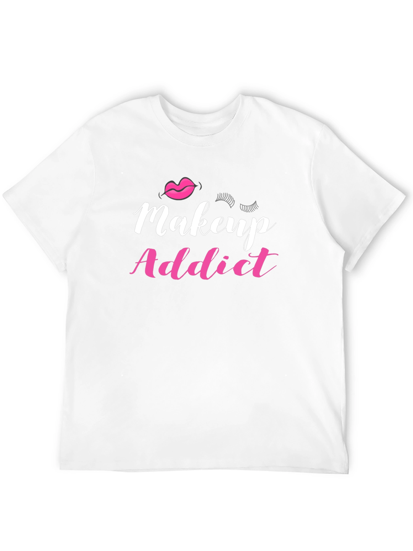 Black Makeup Addict Graphic Tee - Stylish & Fun! view 12