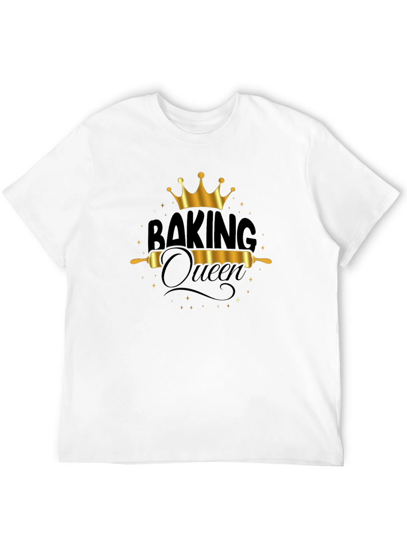 Black Baking Queen Black Graphic Tee view 12