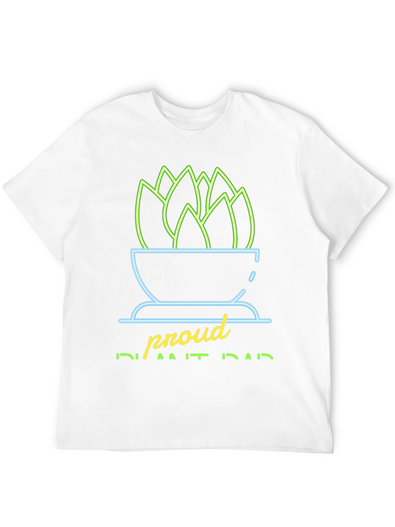 Black Proud Plant Dad Graphic Tee view 12
