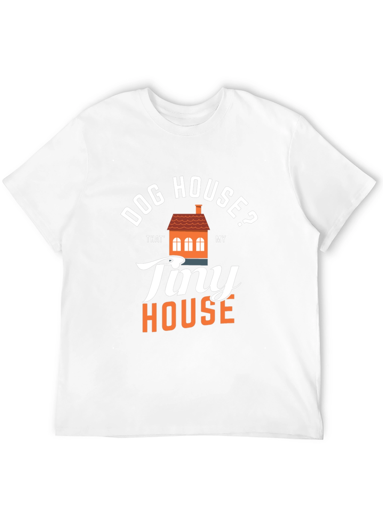 Black Dog House? Tiny House Graphic T-Shirt view 12