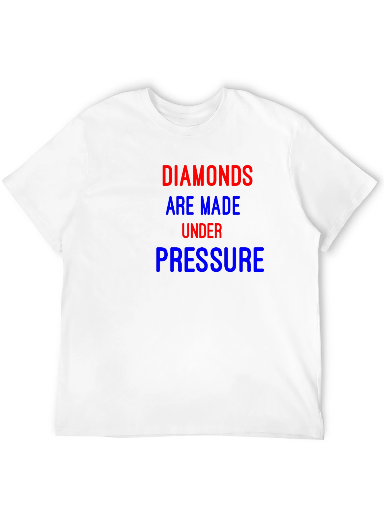 Black Diamonds Under Pressure Tee - Motivational Graphic T-Shirt view 12
